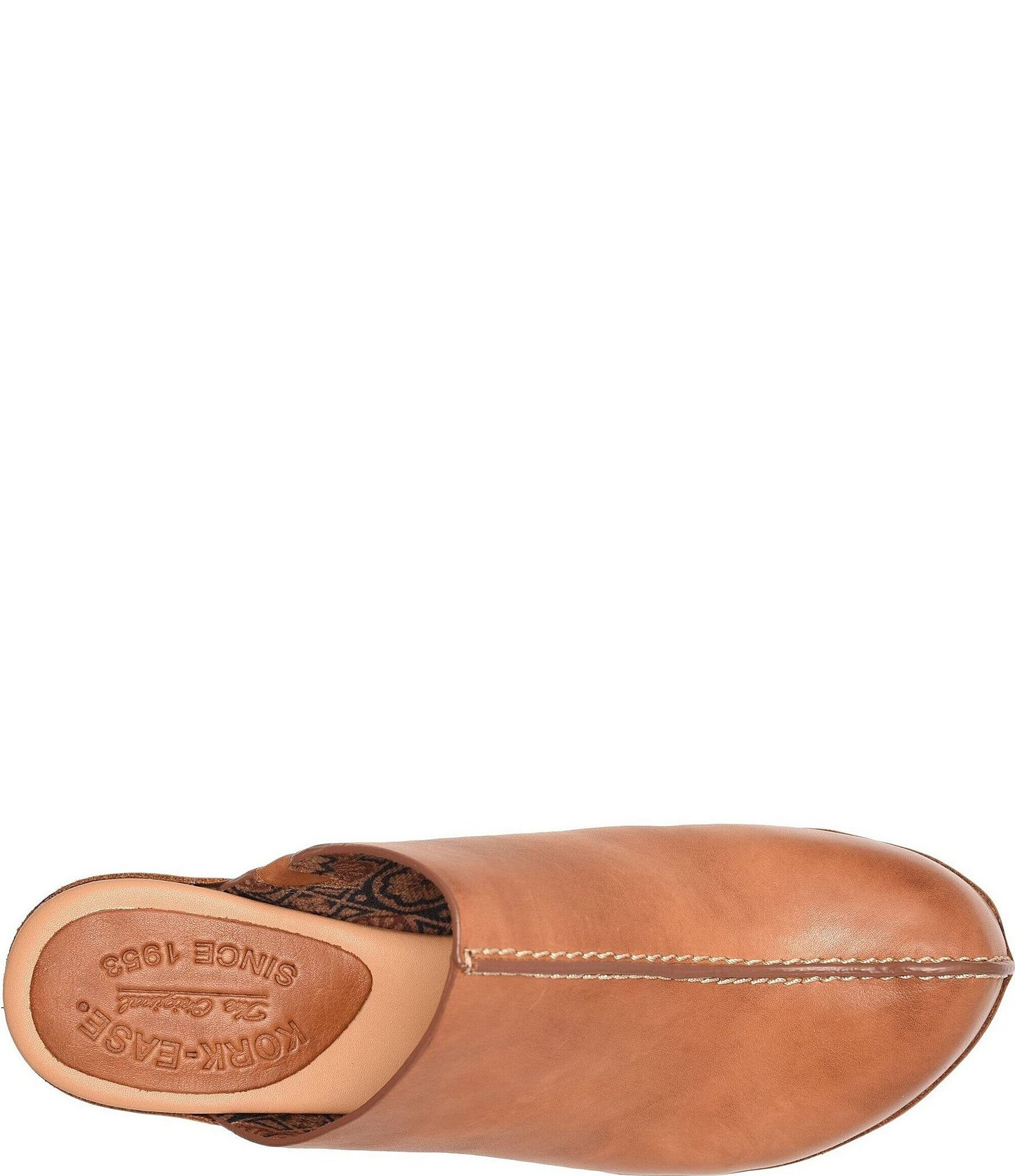 Kork-Ease Gwendolyn Leather Artisan Stitched Clogs