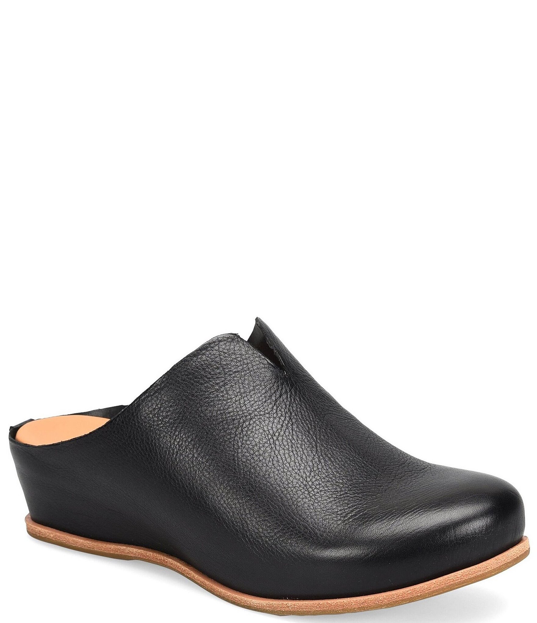 Kork Ease Sagano clog platform heelrum leather  Centro Shoes Inc