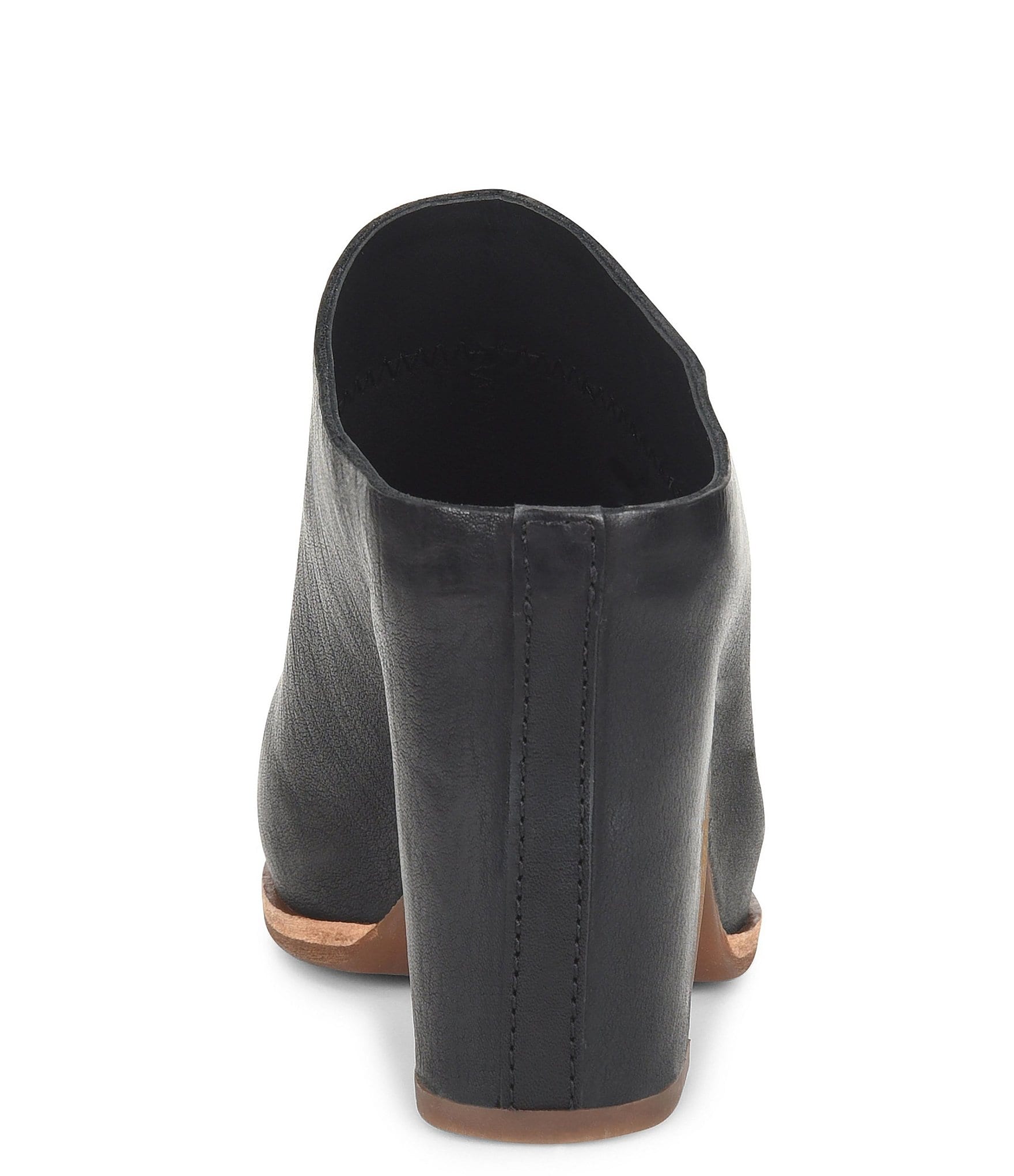 Kork-Ease Sagano Leather Block Heel Clogs