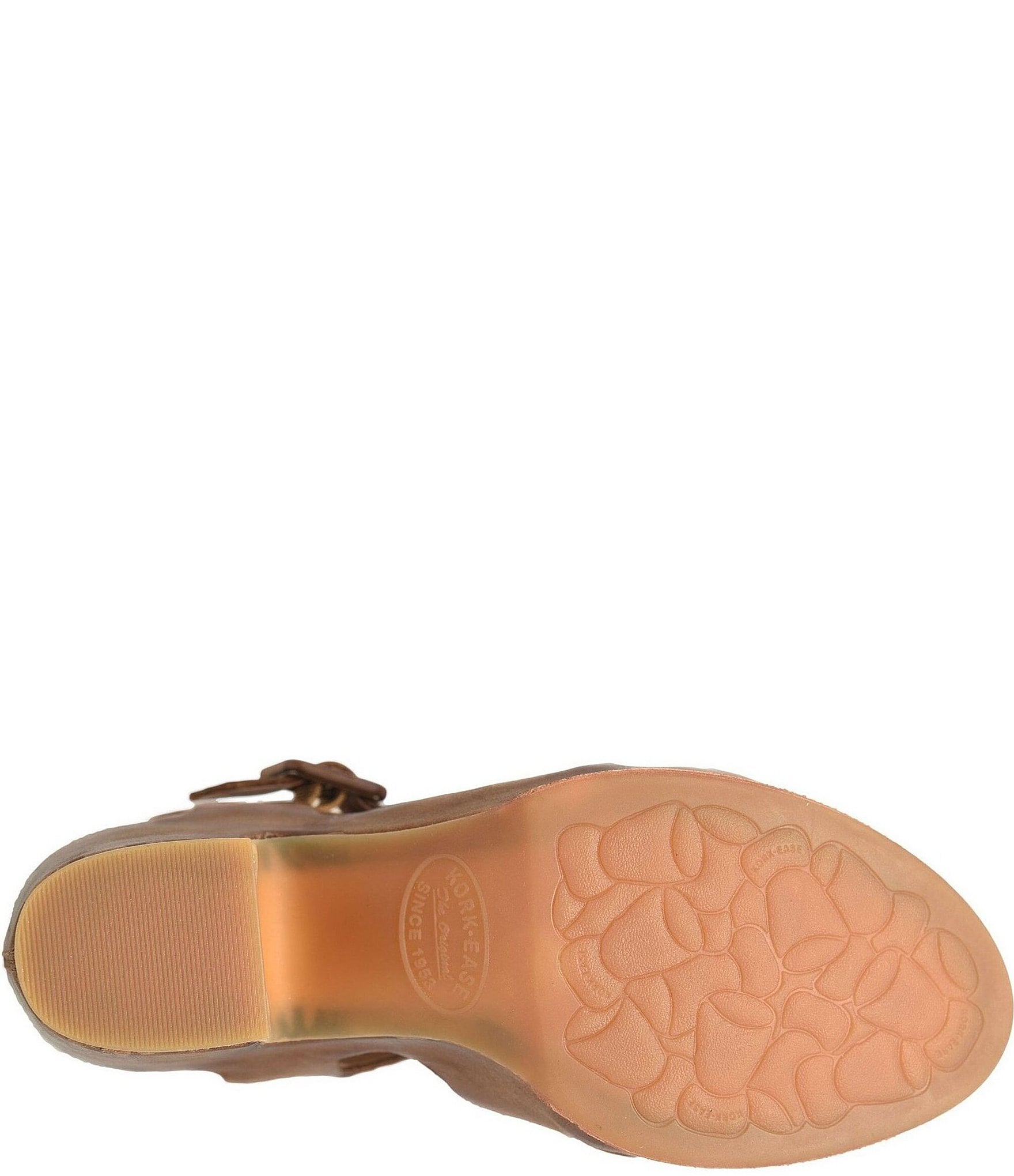 Kork-Ease San Isabel Leather Block Heel Sandals