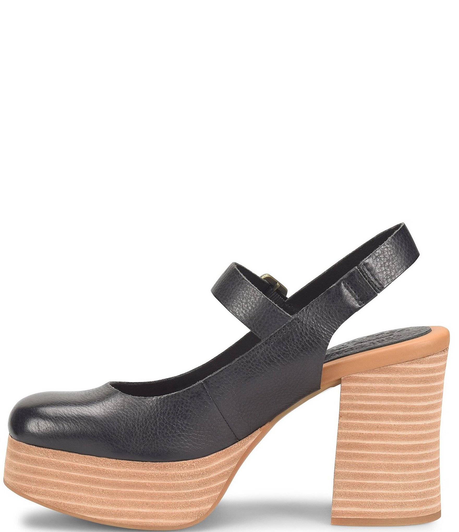 Kork-Ease Vanya Leather Platform Mary Jane Pumps