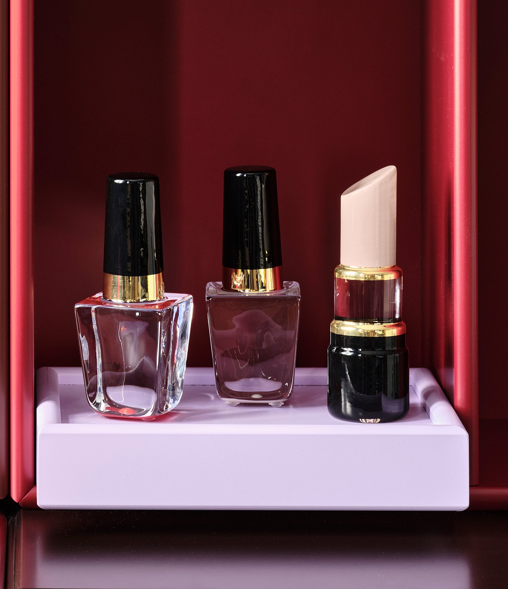 Kosta Boda Make Up Lipstick Sculpture