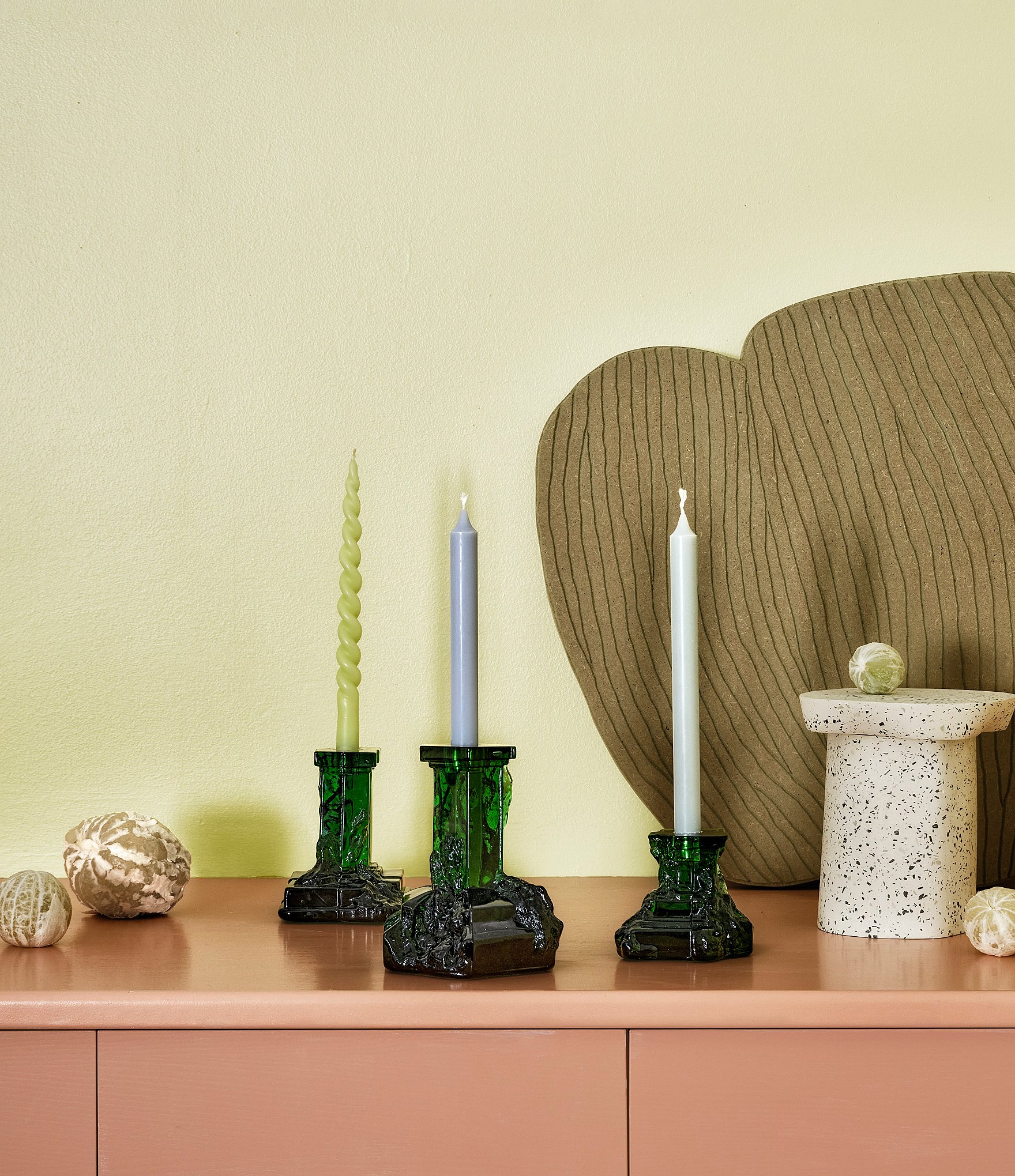 Kosta Boda Rocky Baroque Medium Candlestick