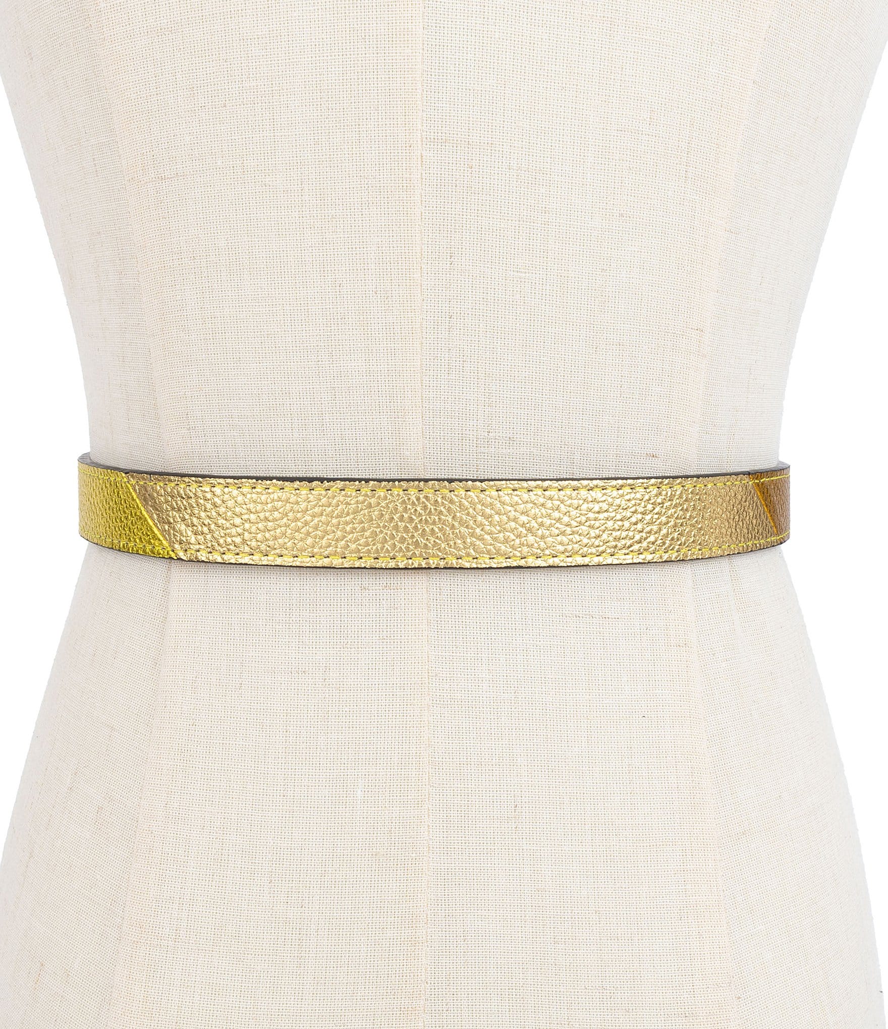 Kurt Geiger London 0.78#double; Metallic Rainbow Reversible Leather Belt