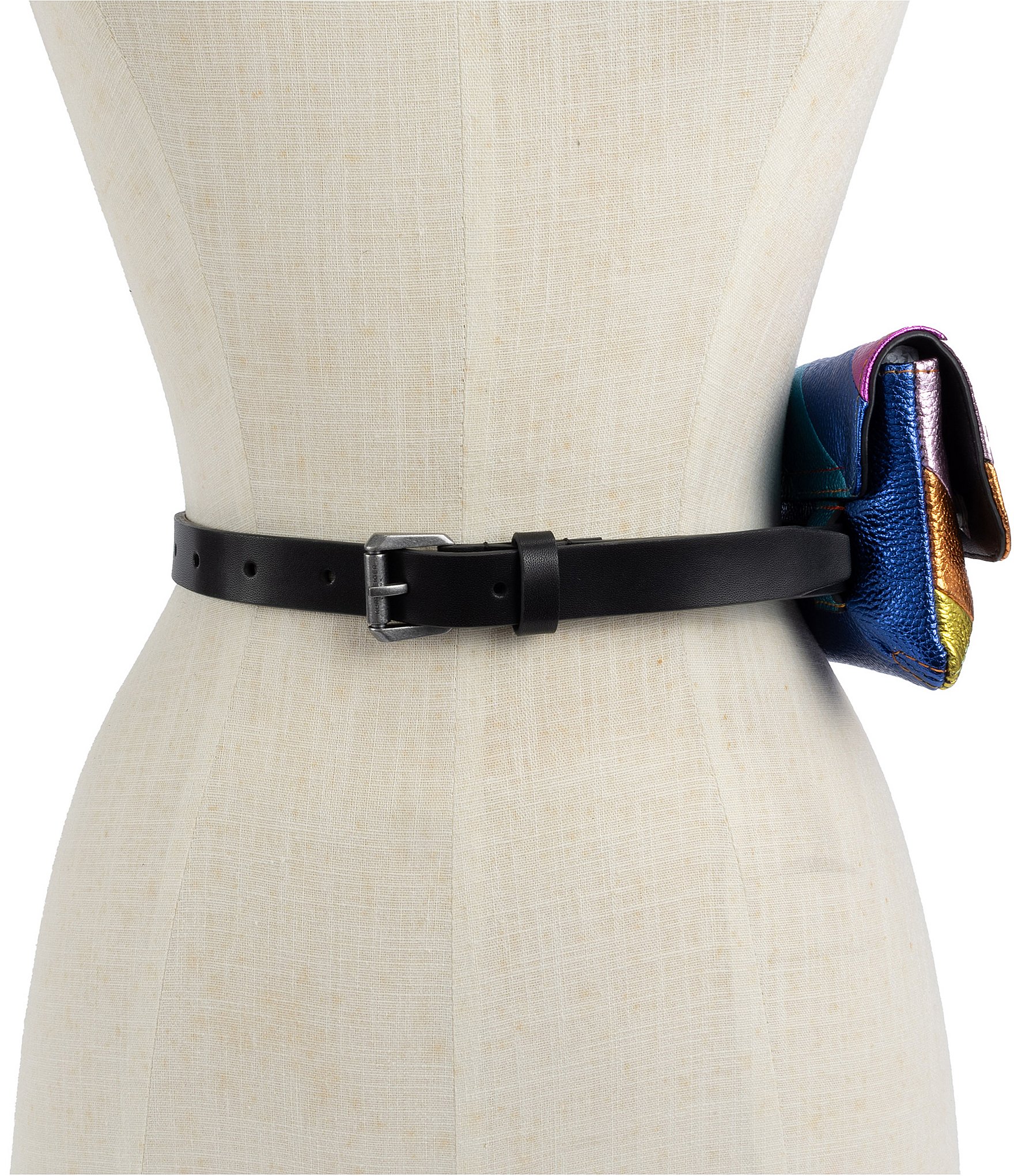 Kurt Geiger London 0.78#double; Rainbow Leather Belt Bag