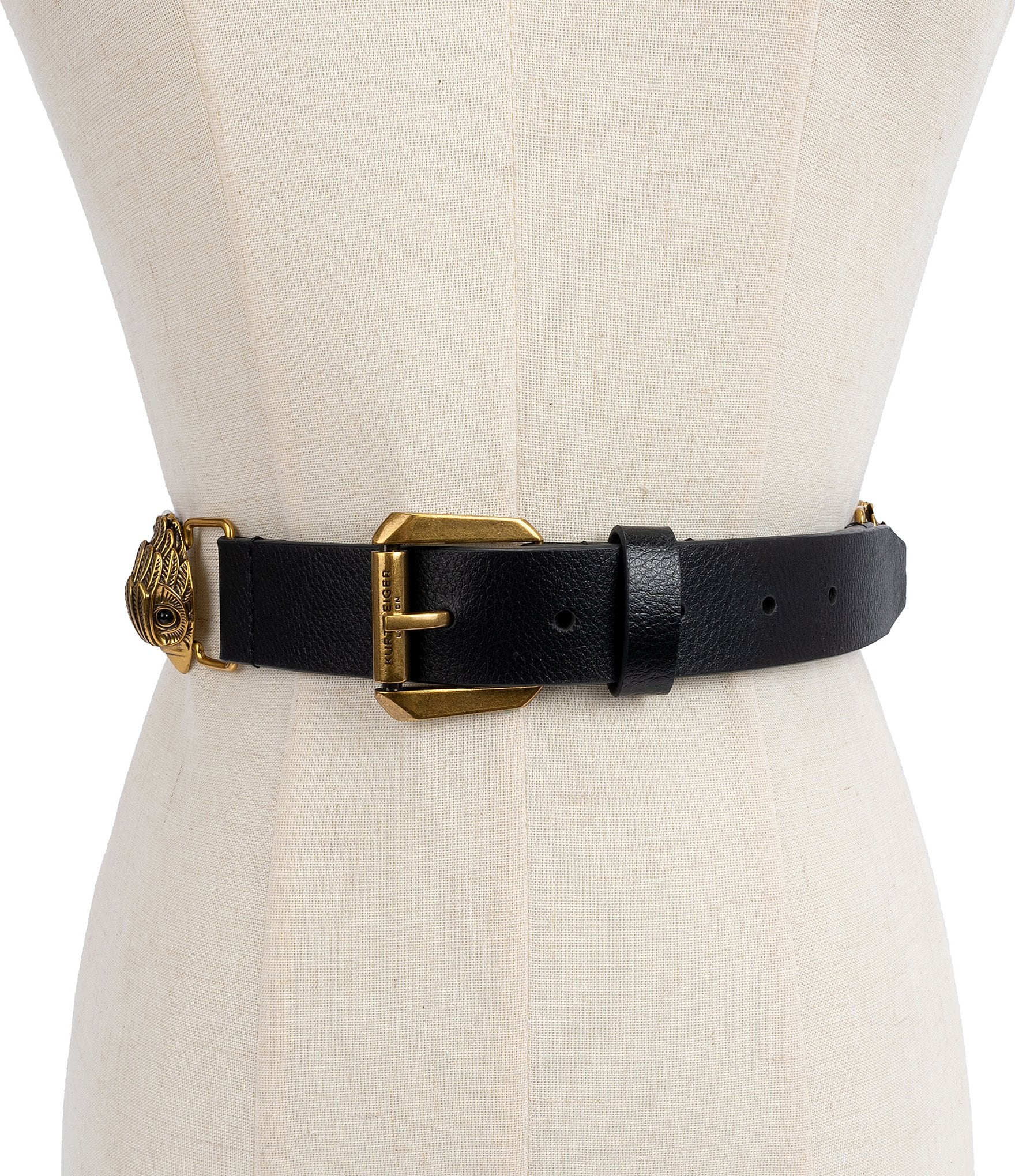 Kurt Geiger London 1.18#double;Eagle Hip Station Leather Belt