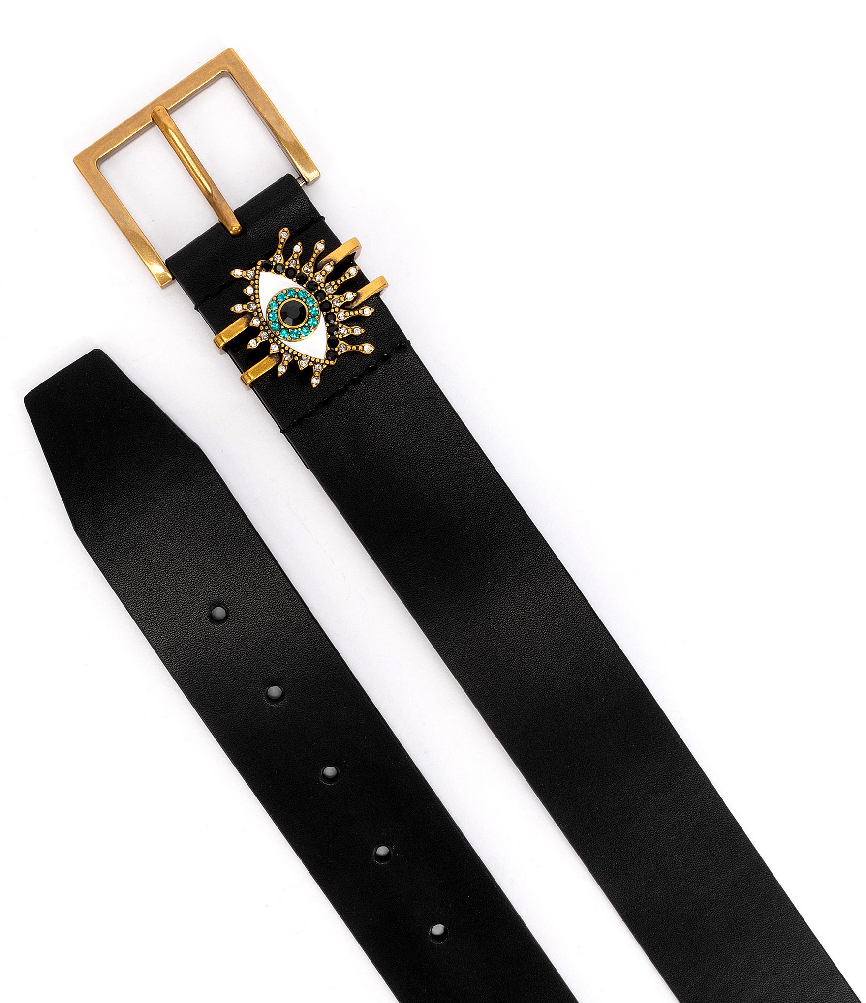 Kurt Geiger London 40mm Crystal Evil Eye Keeper Belt