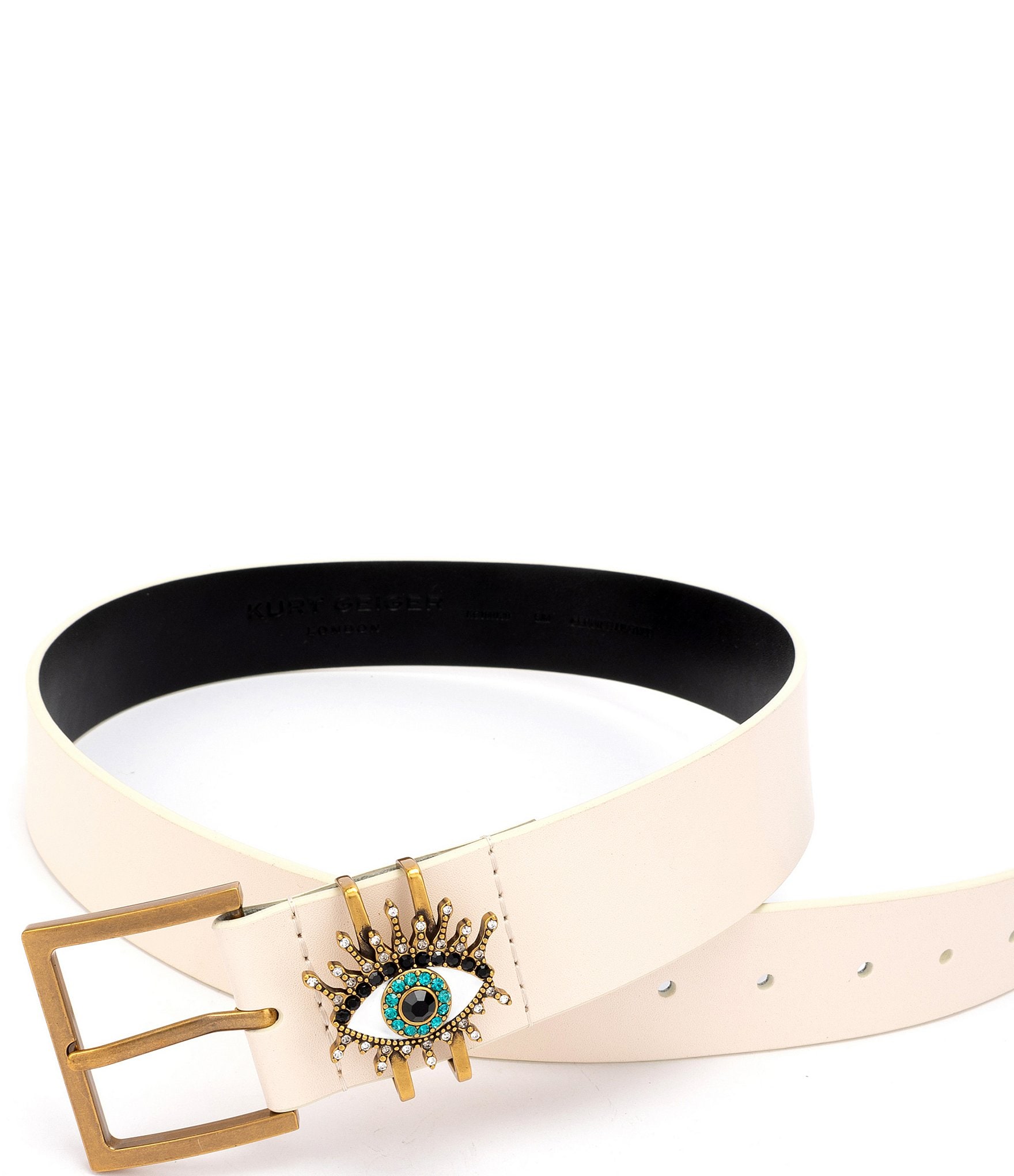 Kurt Geiger London 40mm Crystal Evil Eye Keeper Belt