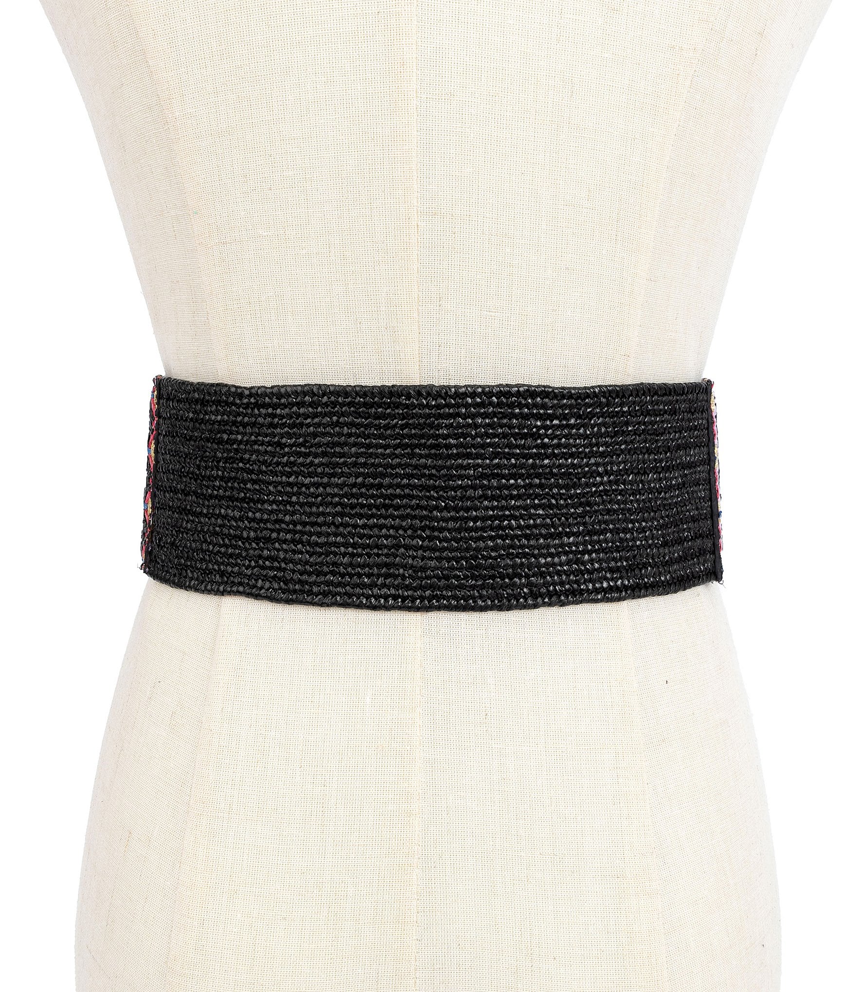 Kurt Geiger London 65mm Rainbow Raffia Belt