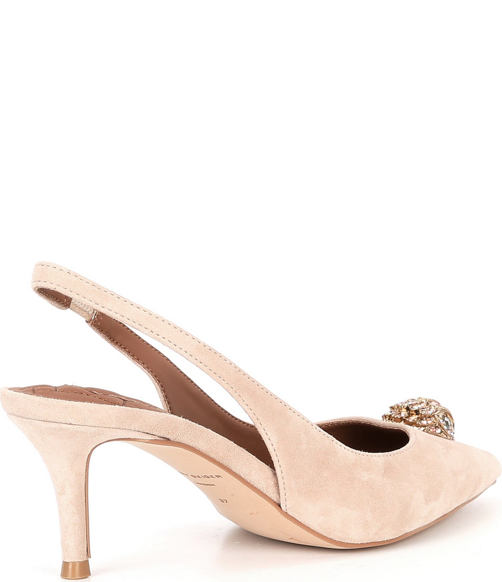 Kurt Geiger London Belgravia Suede Slingback Dress Pumps