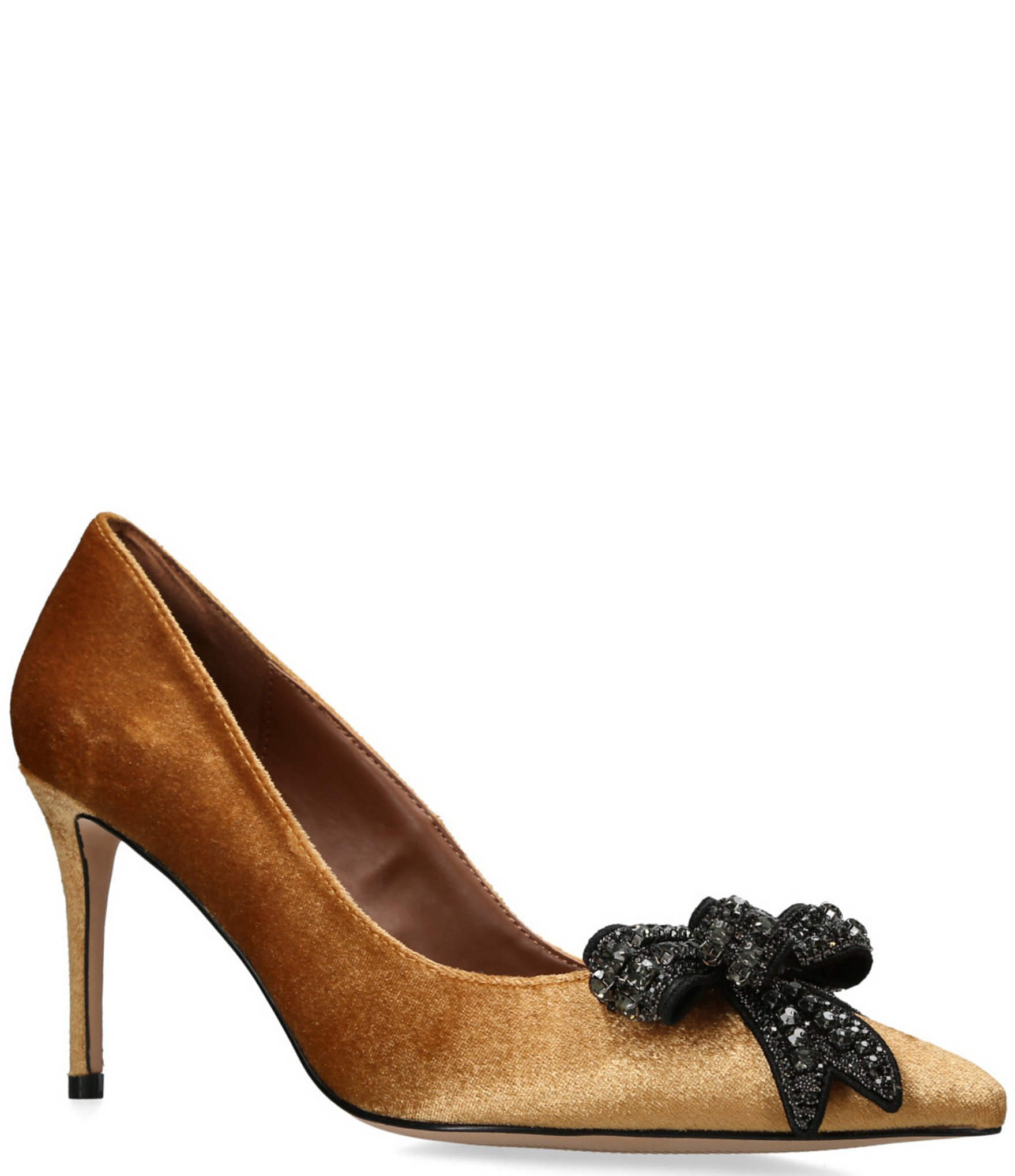 Kurt Geiger London Belgravia Velvet Crystal Bow Pumps | Dillard'S