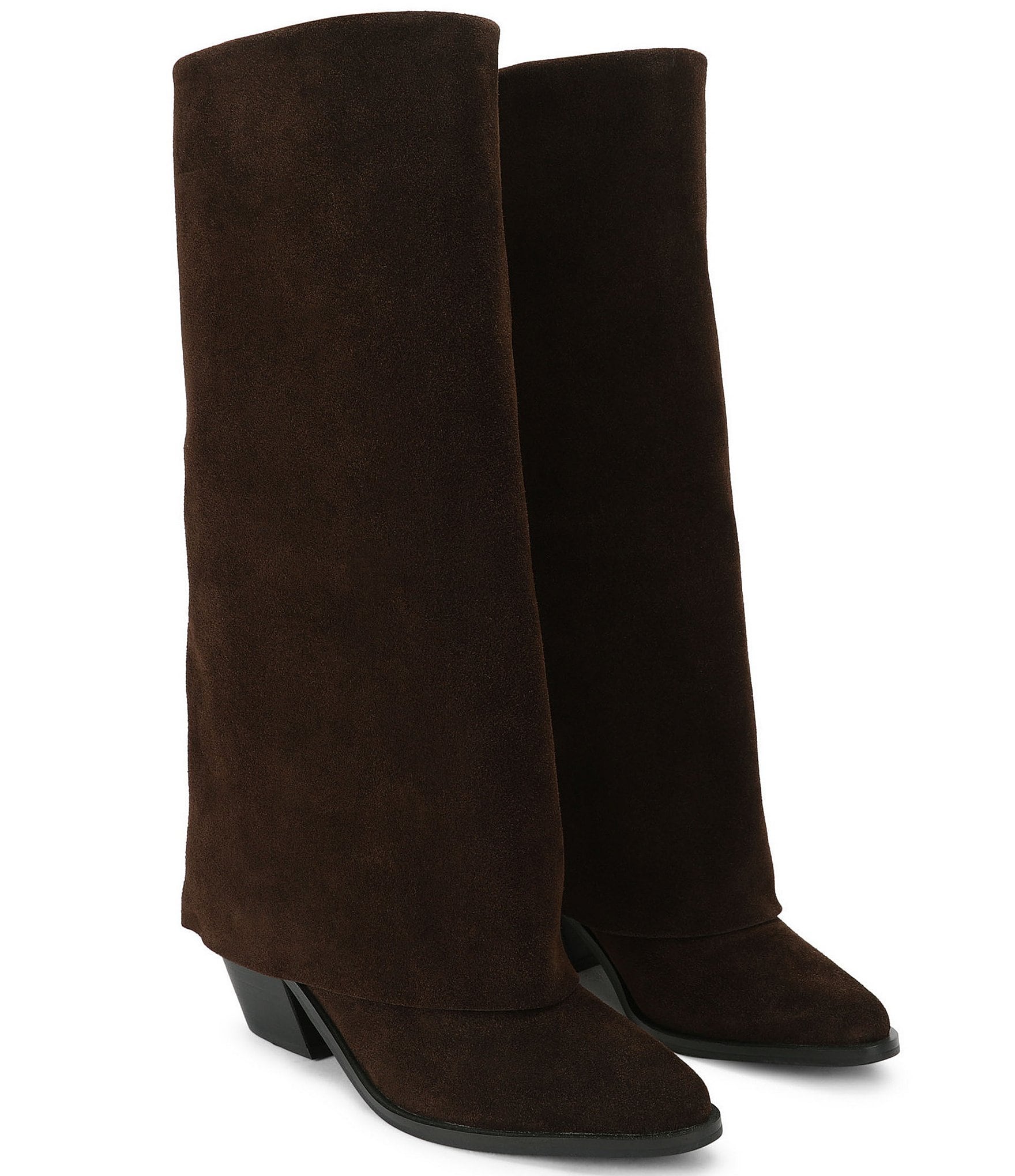 Kurt Geiger London Chiltern Folded Suede Boots
