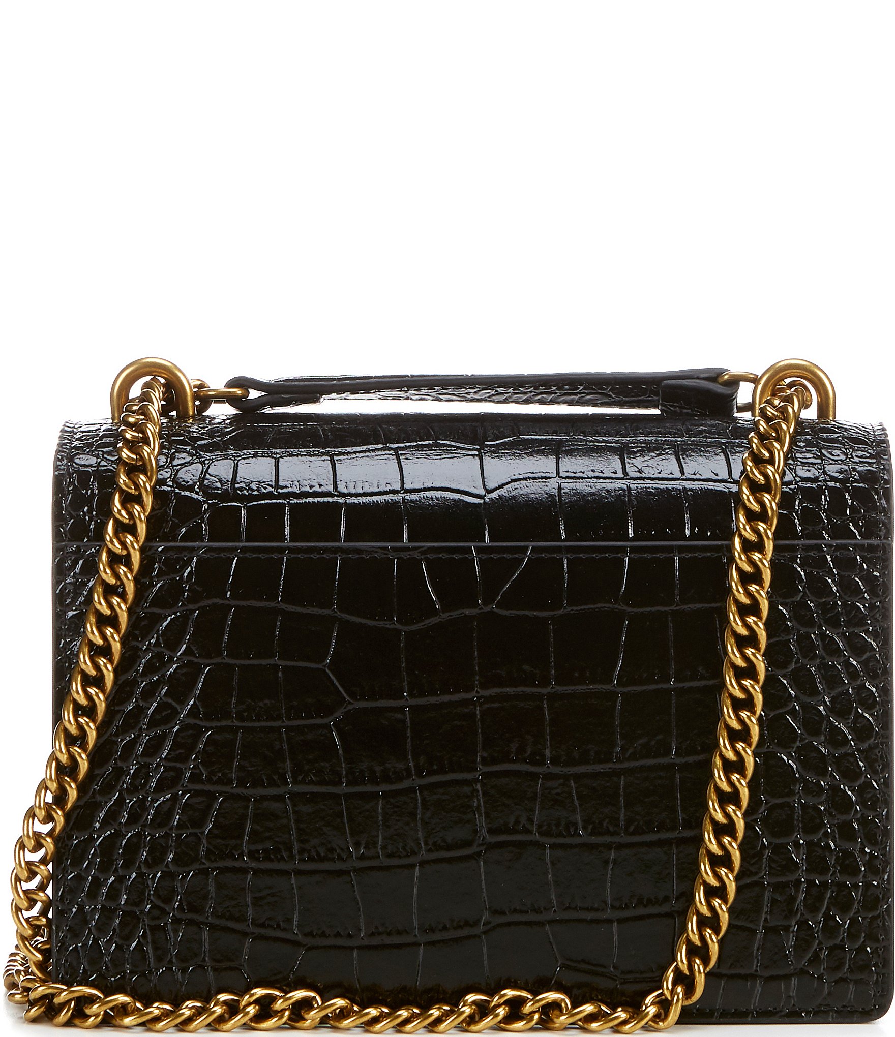 Kurt Geiger London Crocodile Embossed Crossbody Bag