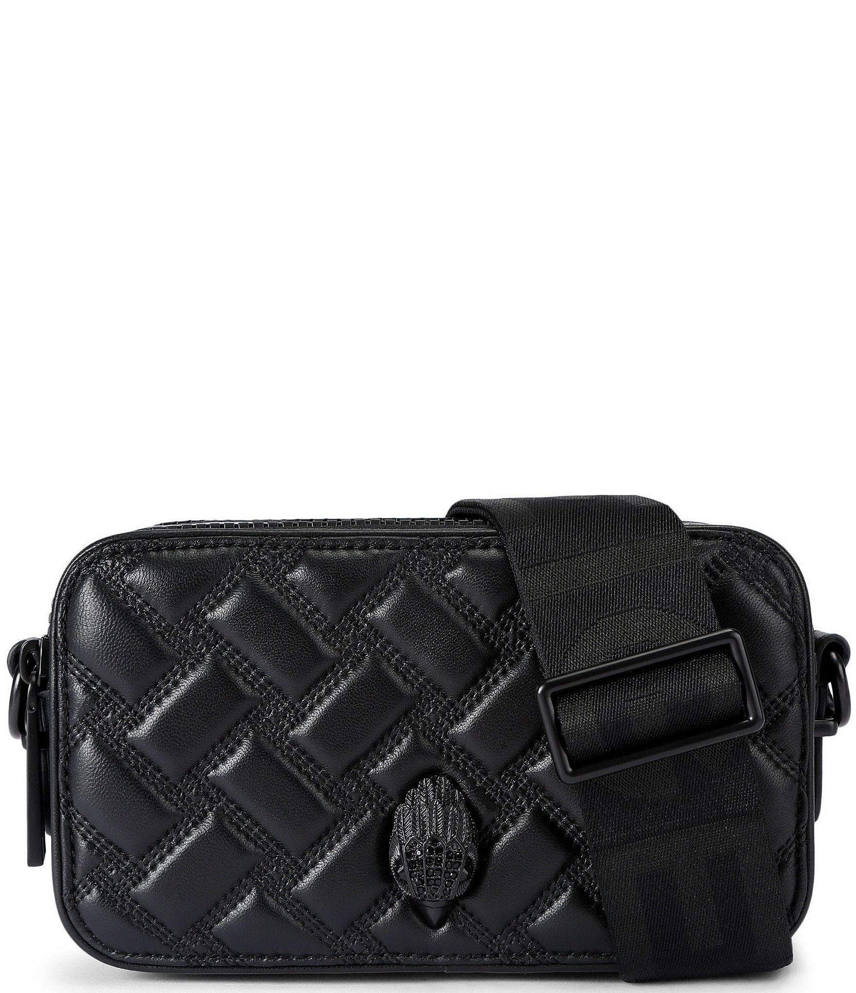 Kurt Geiger London Double Zip Kensington Camera Crossbody Bag