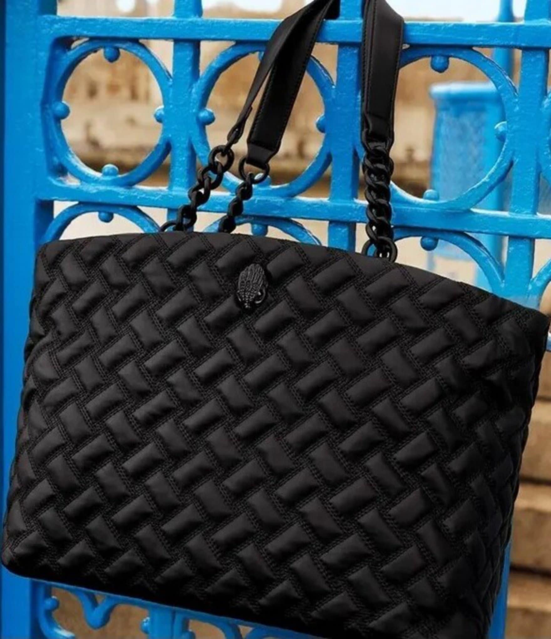 Kurt Geiger London Drench Quilted Leather Shopper Tote Bag