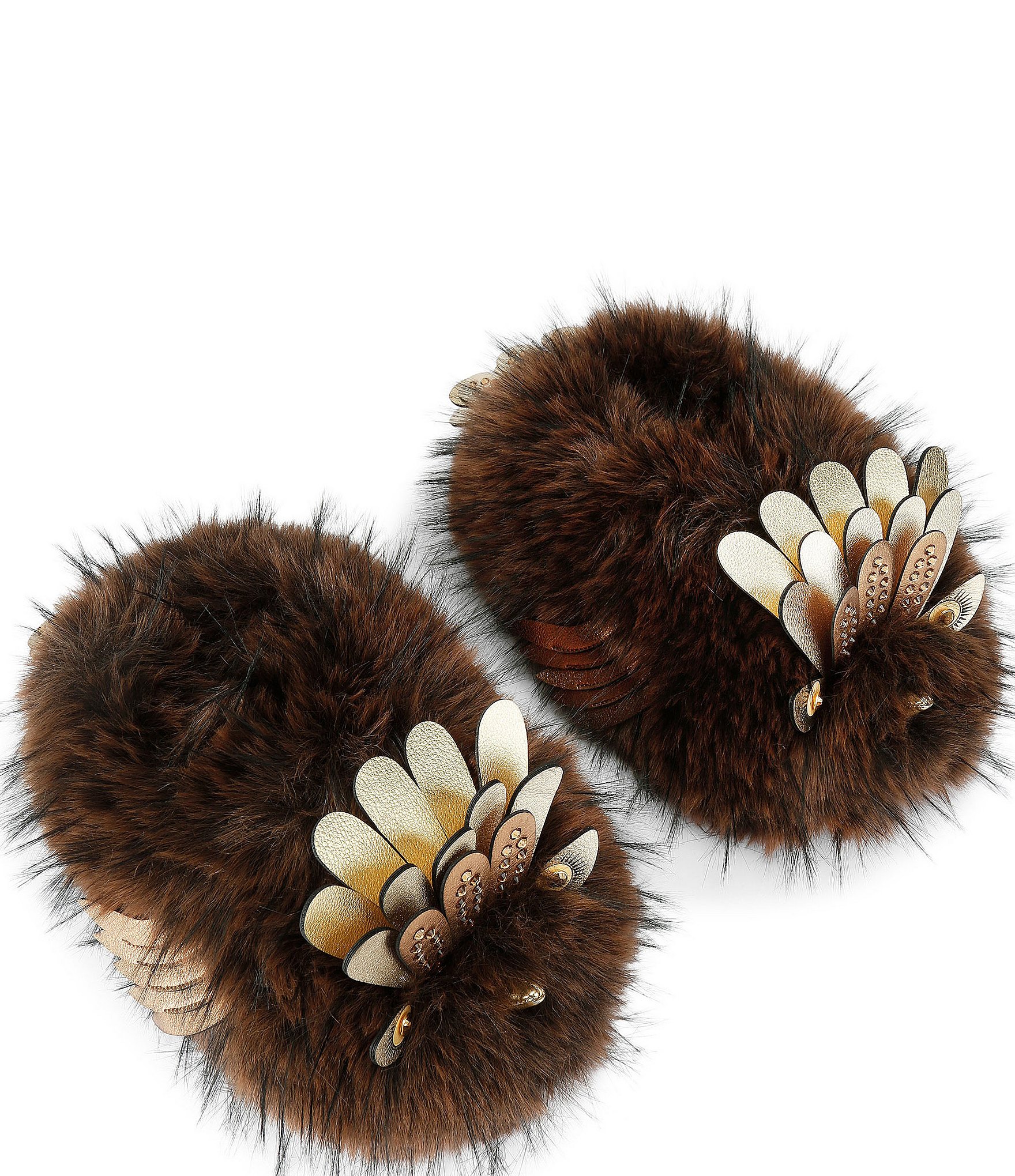 Kurt Geiger London Eagle Fluff Slippers