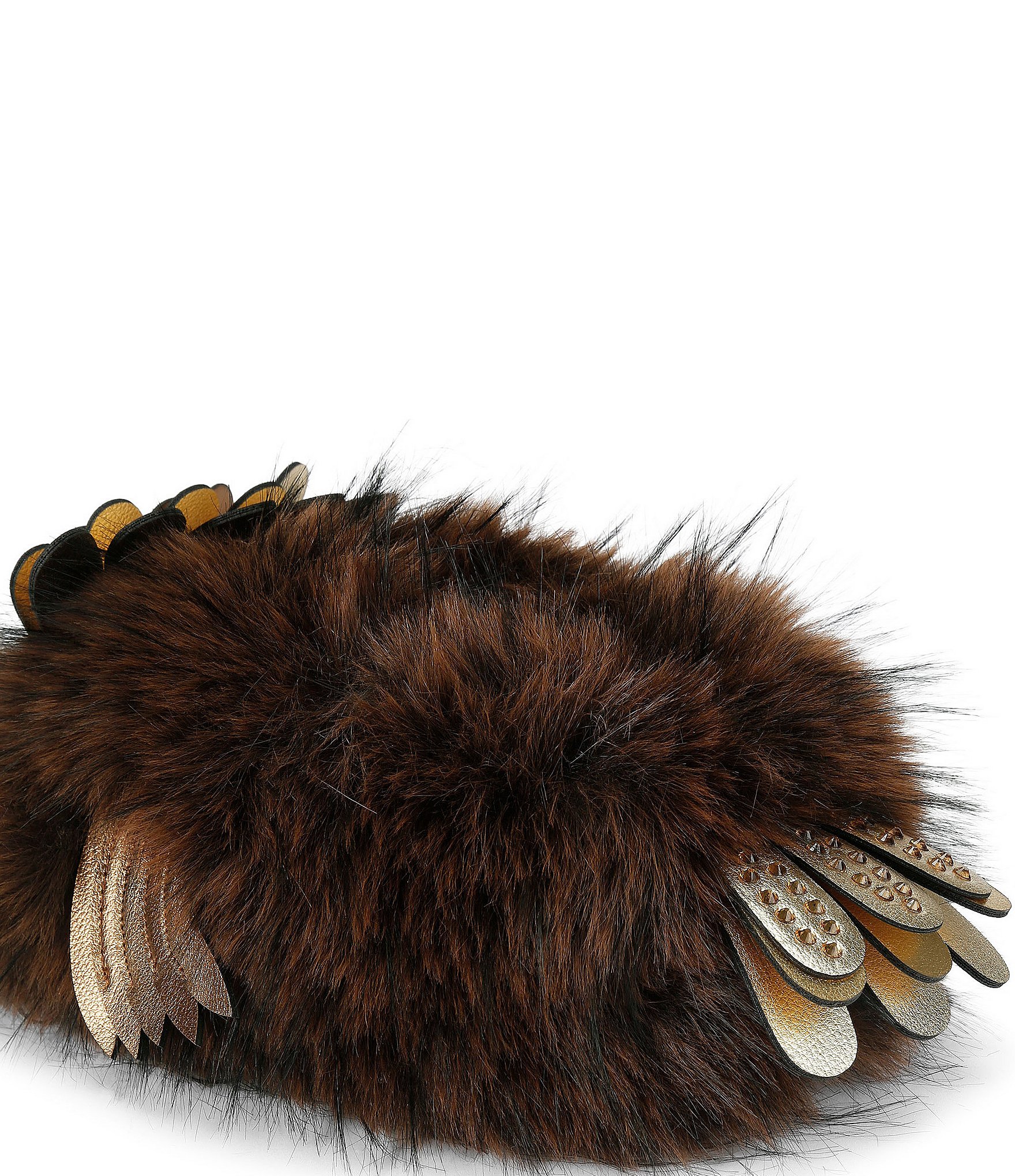 Kurt Geiger London Eagle Fluff Slippers