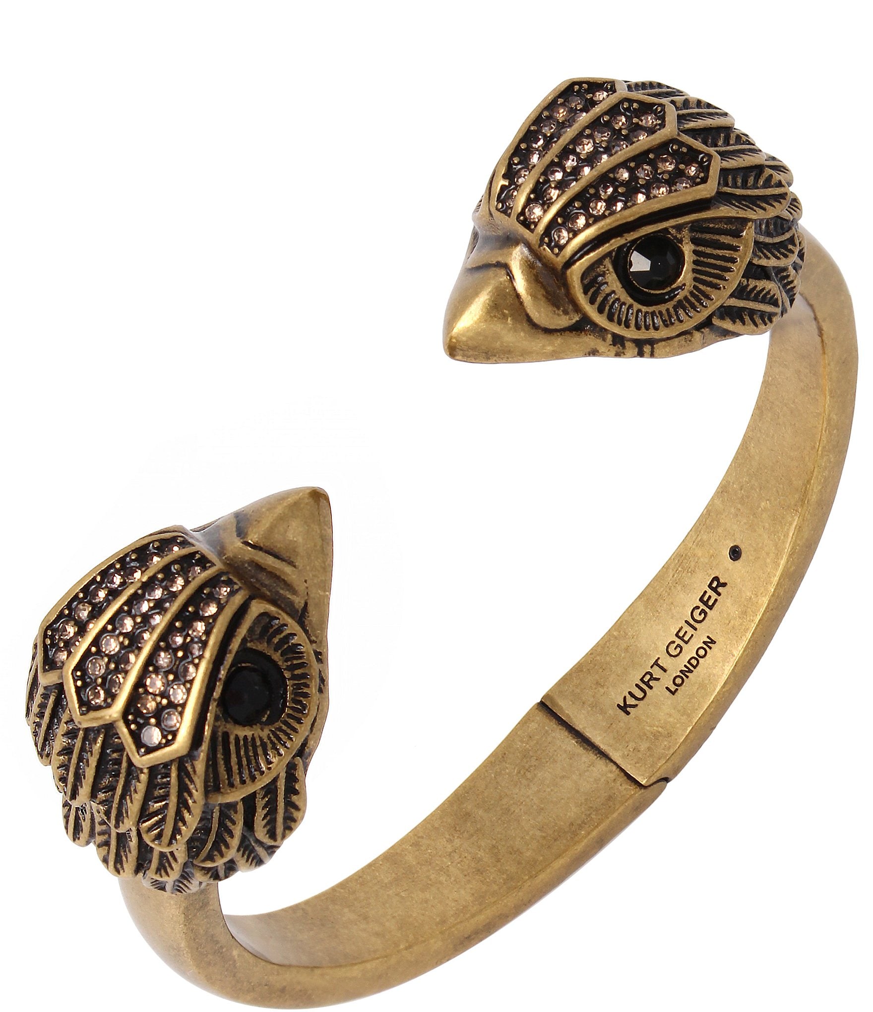 Kurt Geiger London Eagle Hinged Bangle Bracelet