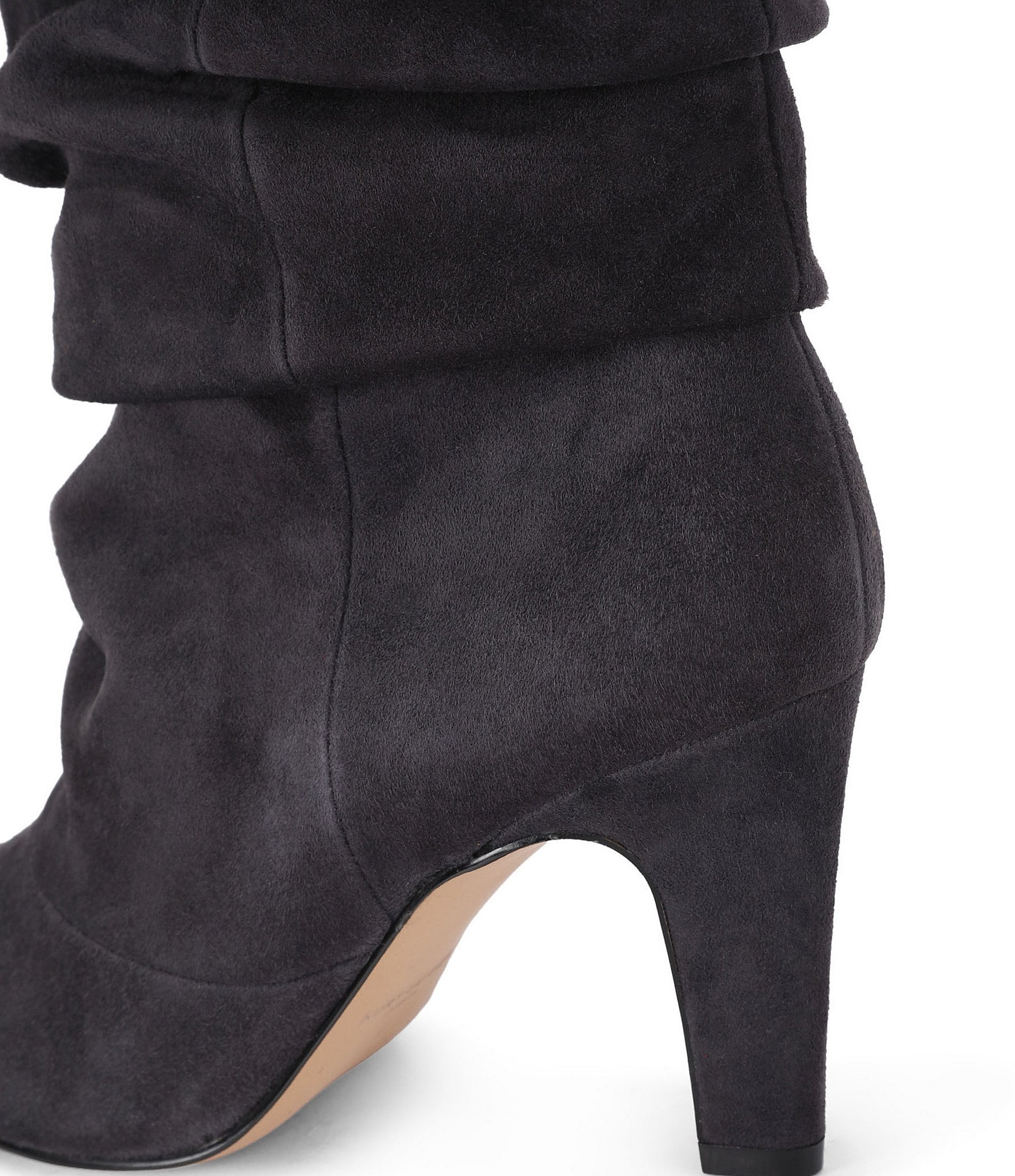 Kurt Geiger London Elizabeth Slouch Suede Mid Knee Boots