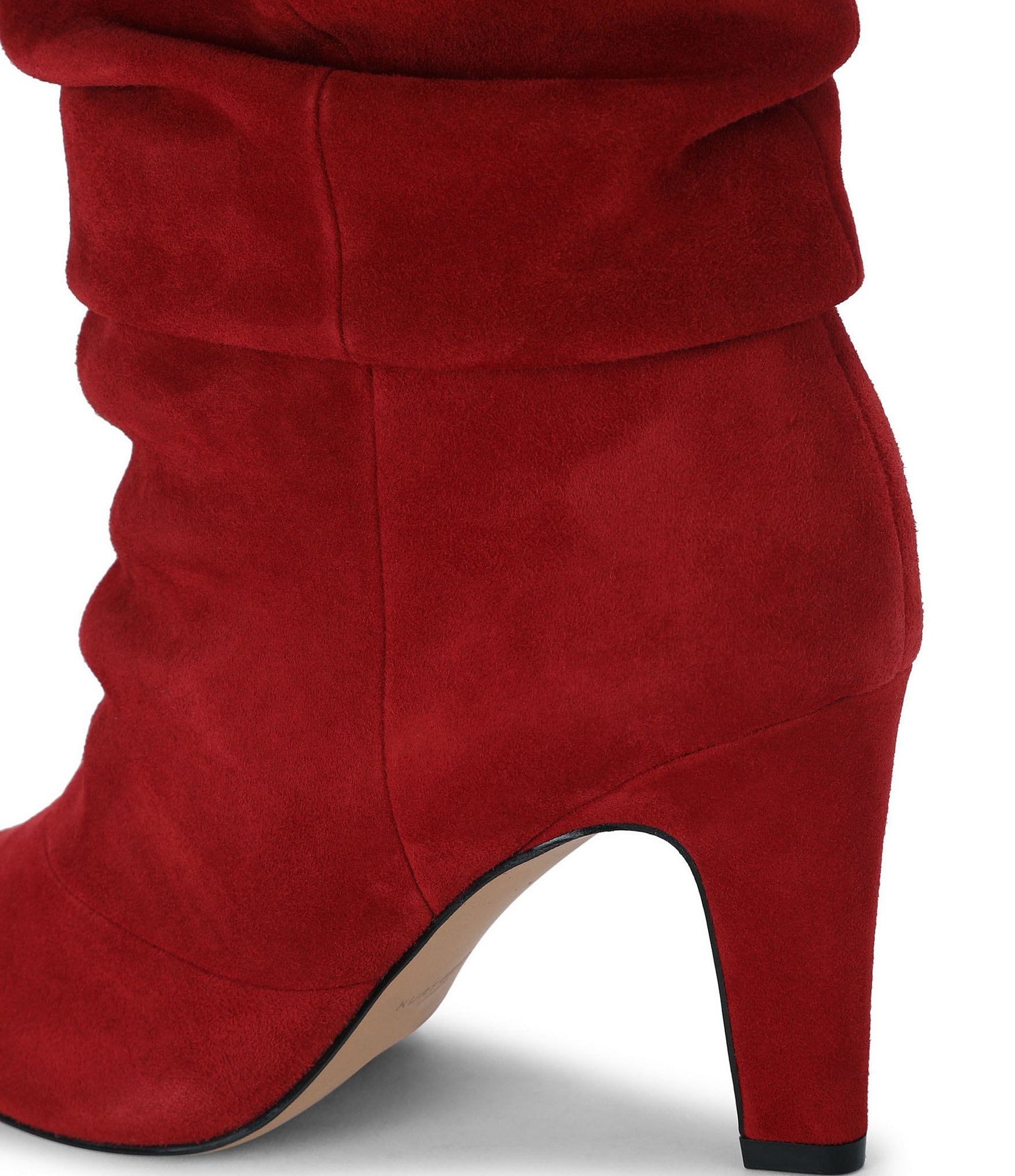 Kurt Geiger London Elizabeth Slouch Suede Mid Knee Boots