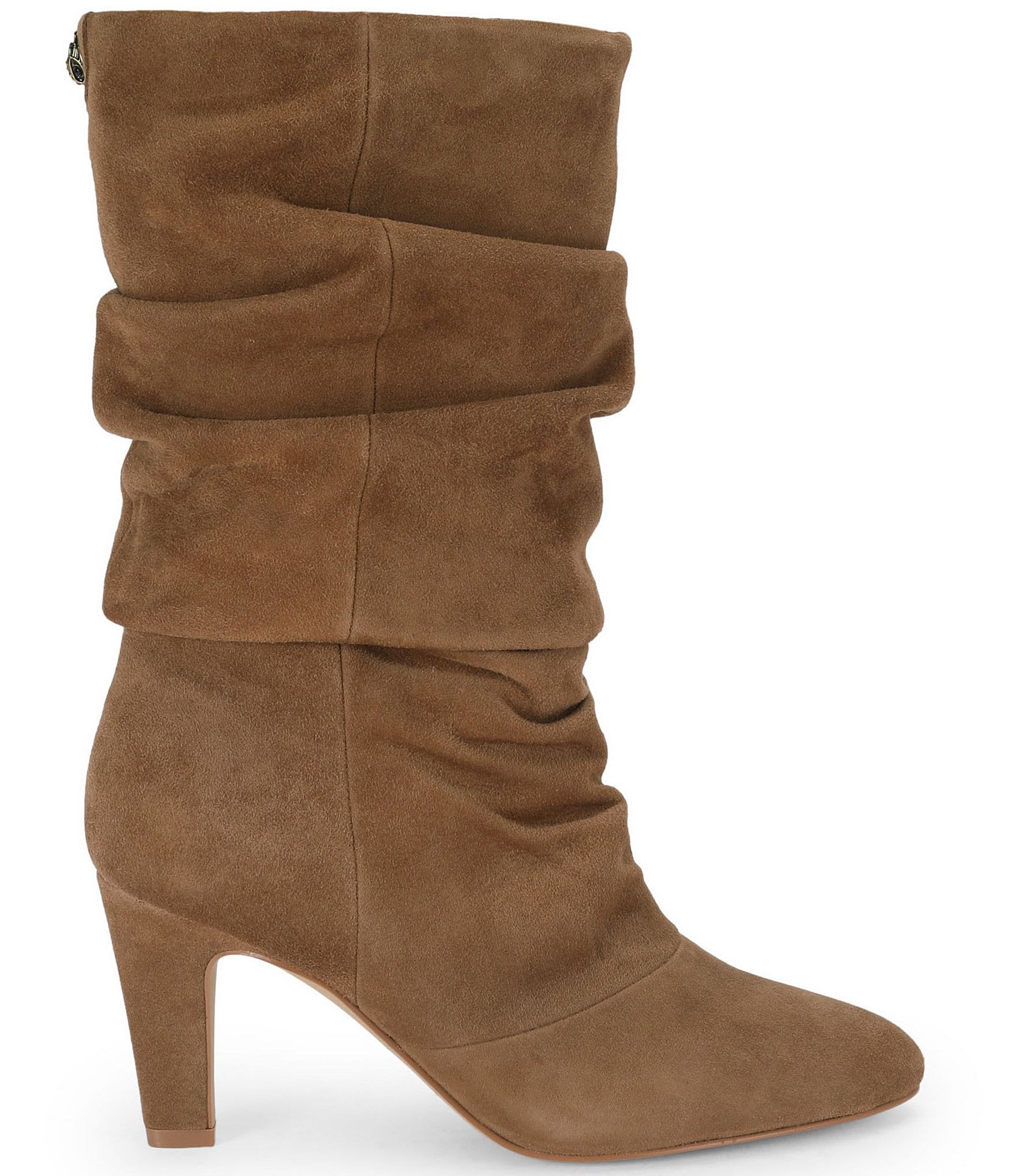 Kurt Geiger London Elizabeth Slouch Suede Mid Knee Boots