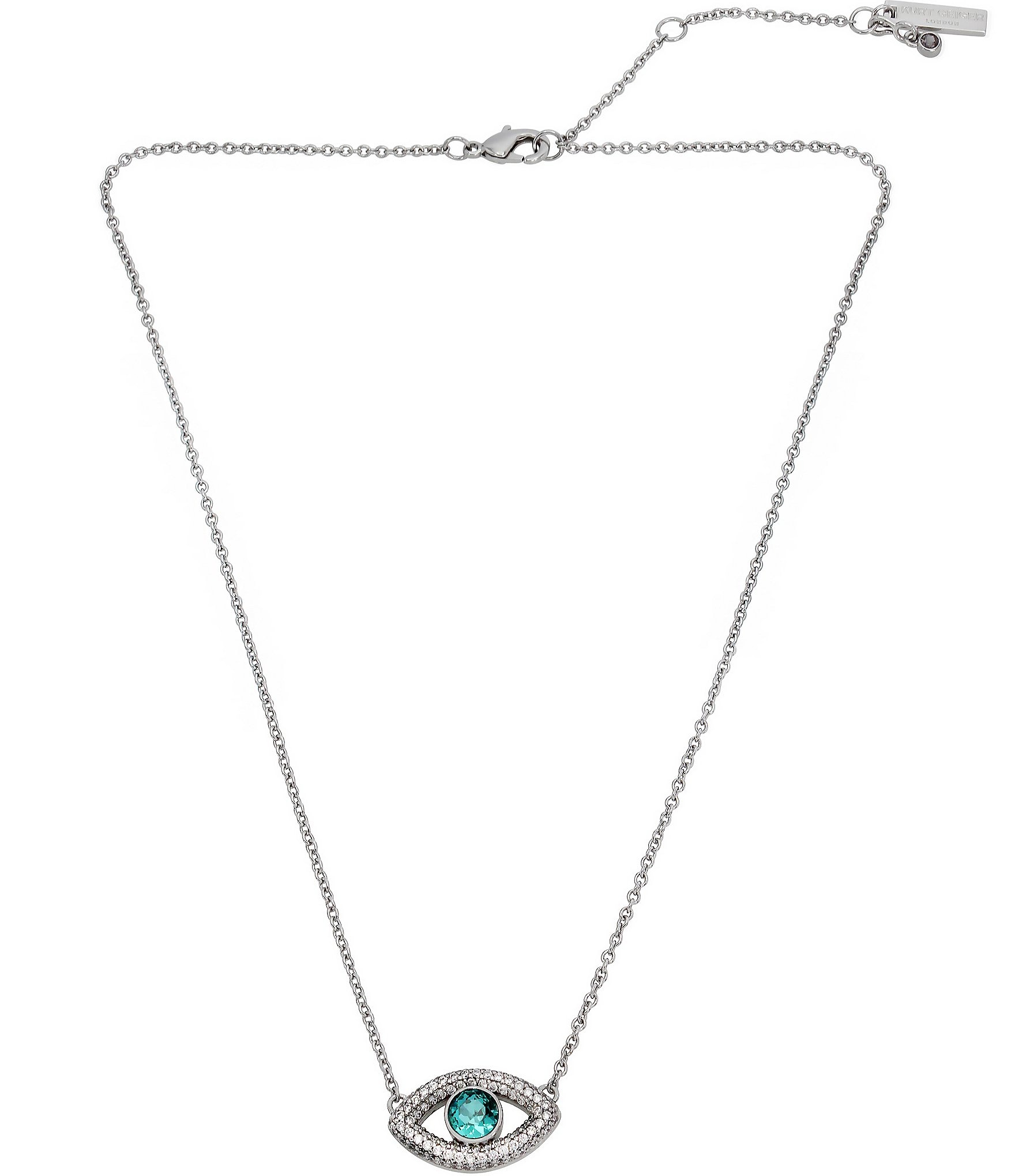 Kurt Geiger London Evil Eye Crystal Pendant Necklace | Dillard's