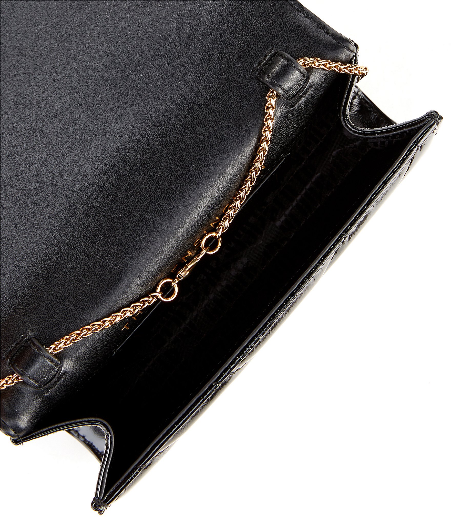 Kurt Geiger London Extra Mini Shiny Leather Kensington Crossbody Bag