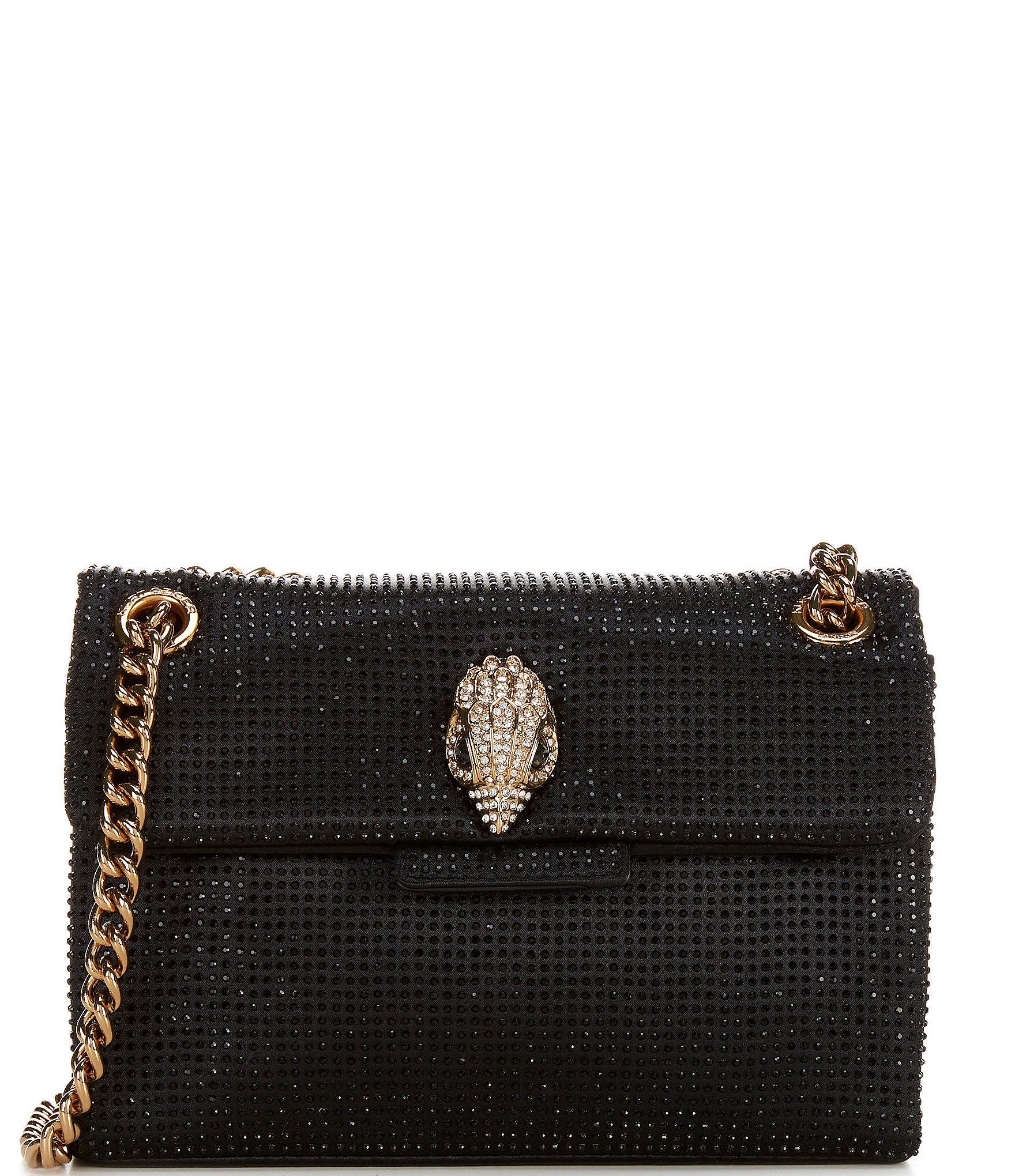 Kurt Geiger London Fabric Mini Kensington Rhinestone Chain