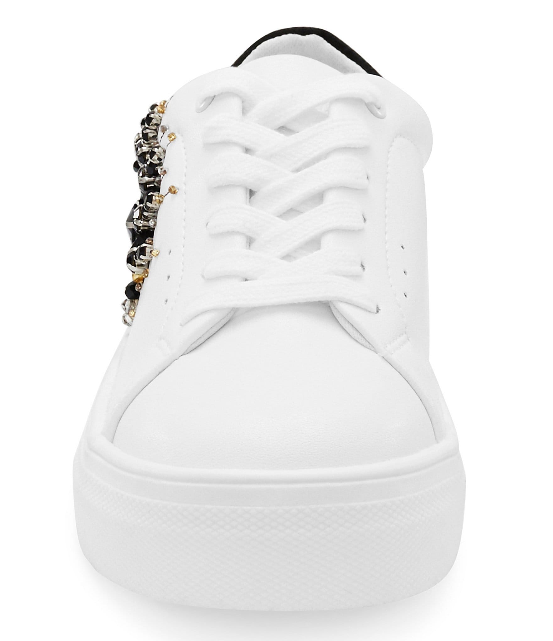 Kurt Geiger London Girls' Mini Laney Rhinestone Eye Lace-Up Family Matching Platform Sneakers (Youth)