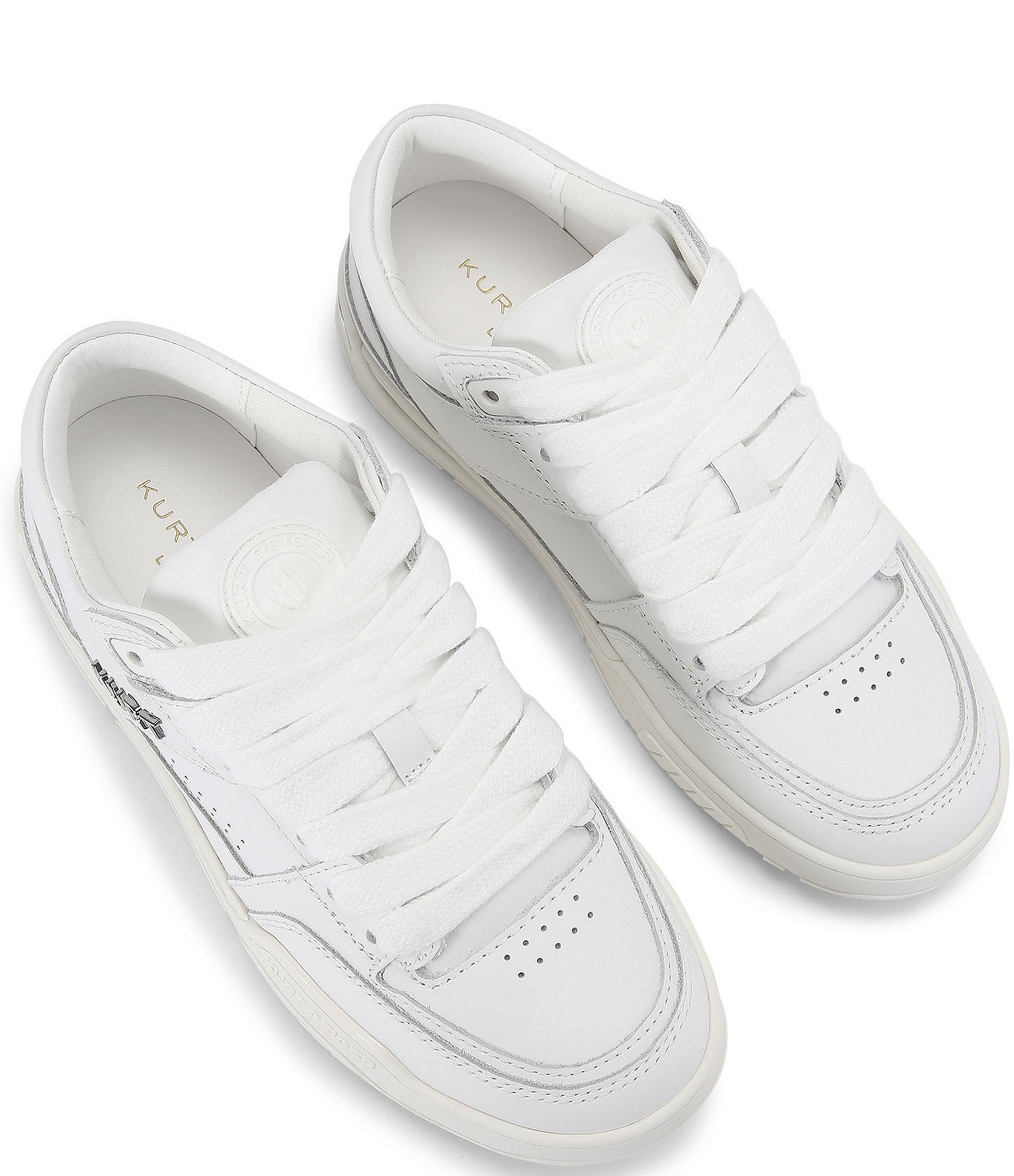 Kurt Geiger London Hatton Logo Leather Platform Sneakers