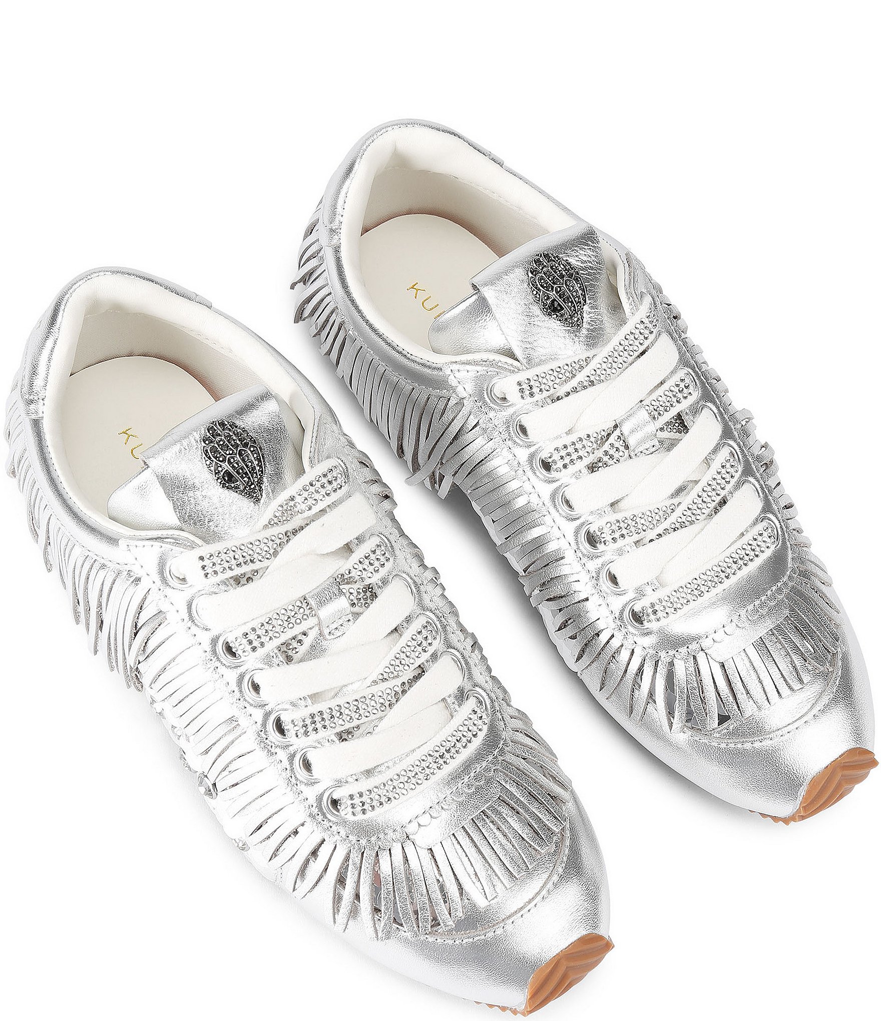 Kurt Geiger London Islington Fringe Metallic Sneakers