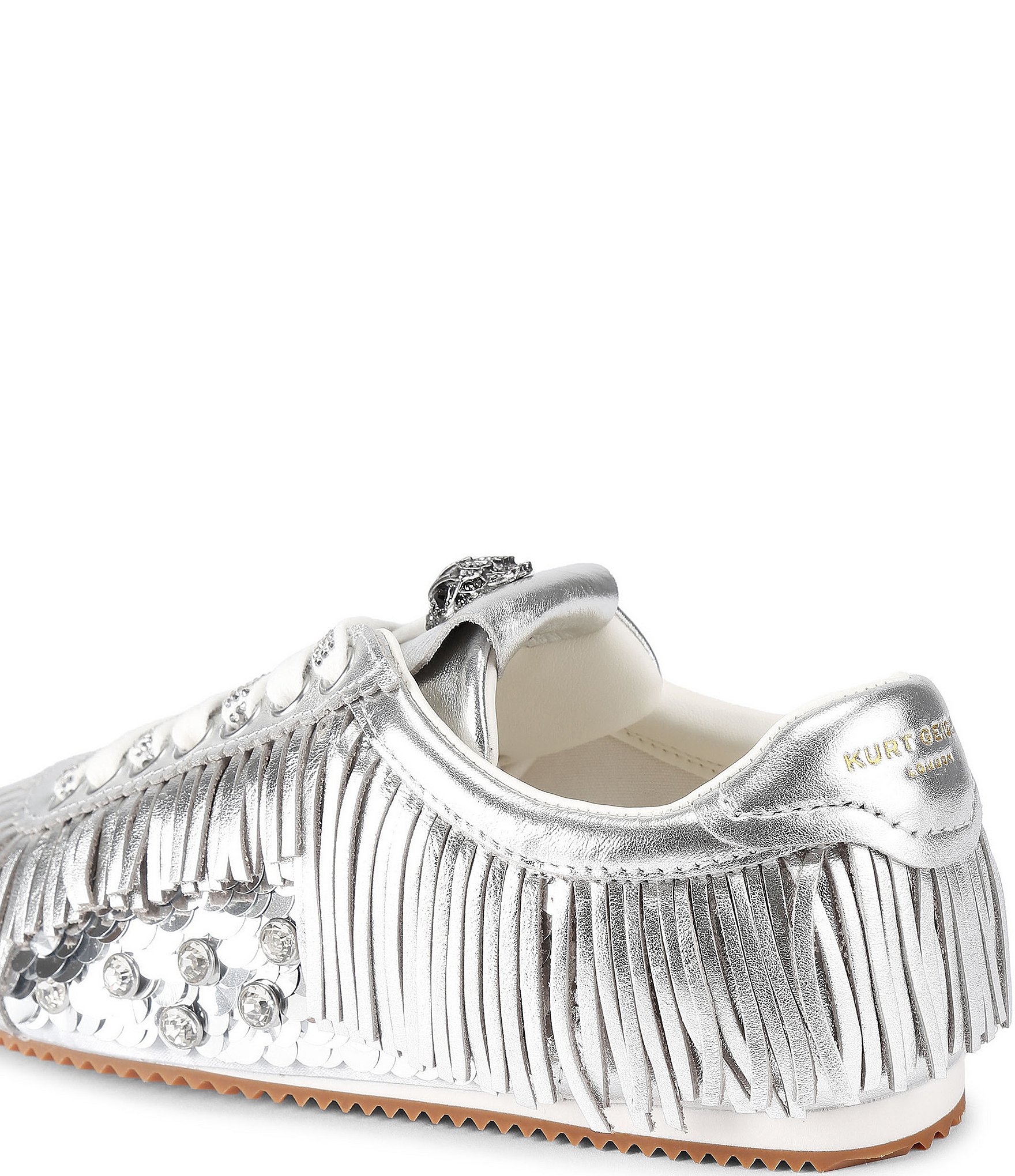Kurt Geiger London Islington Fringe Metallic Sneakers