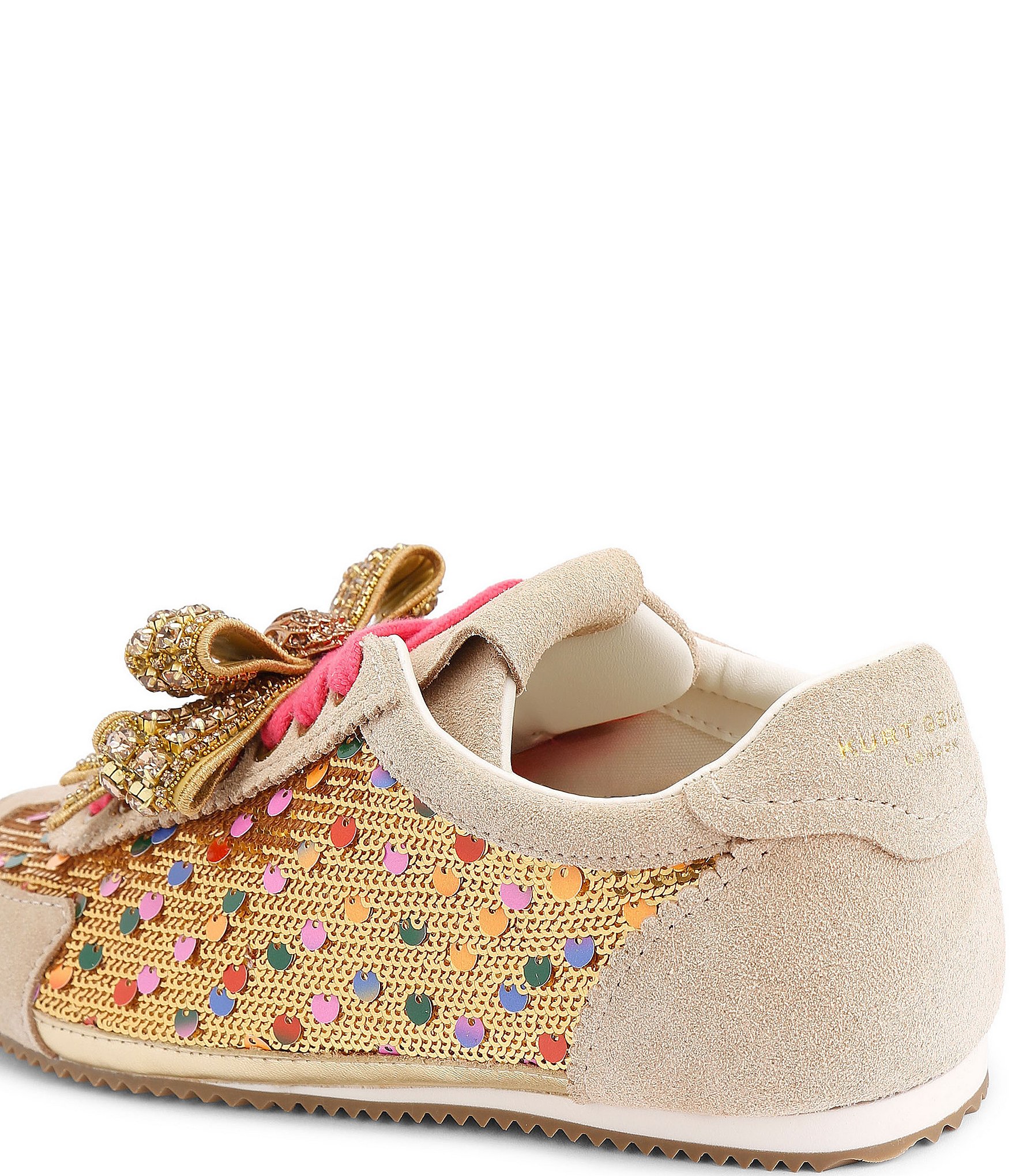 Kurt Geiger London Islington Sequin Embellished Bow Sneakers