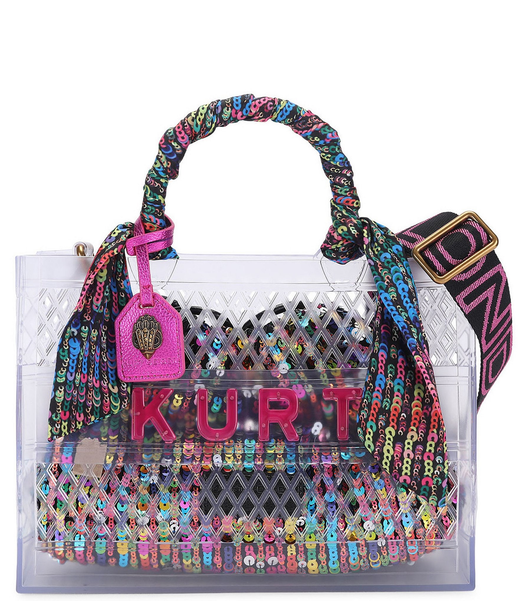 Kurt Geiger London Jelly Removeable Pouch Small Tote Bag