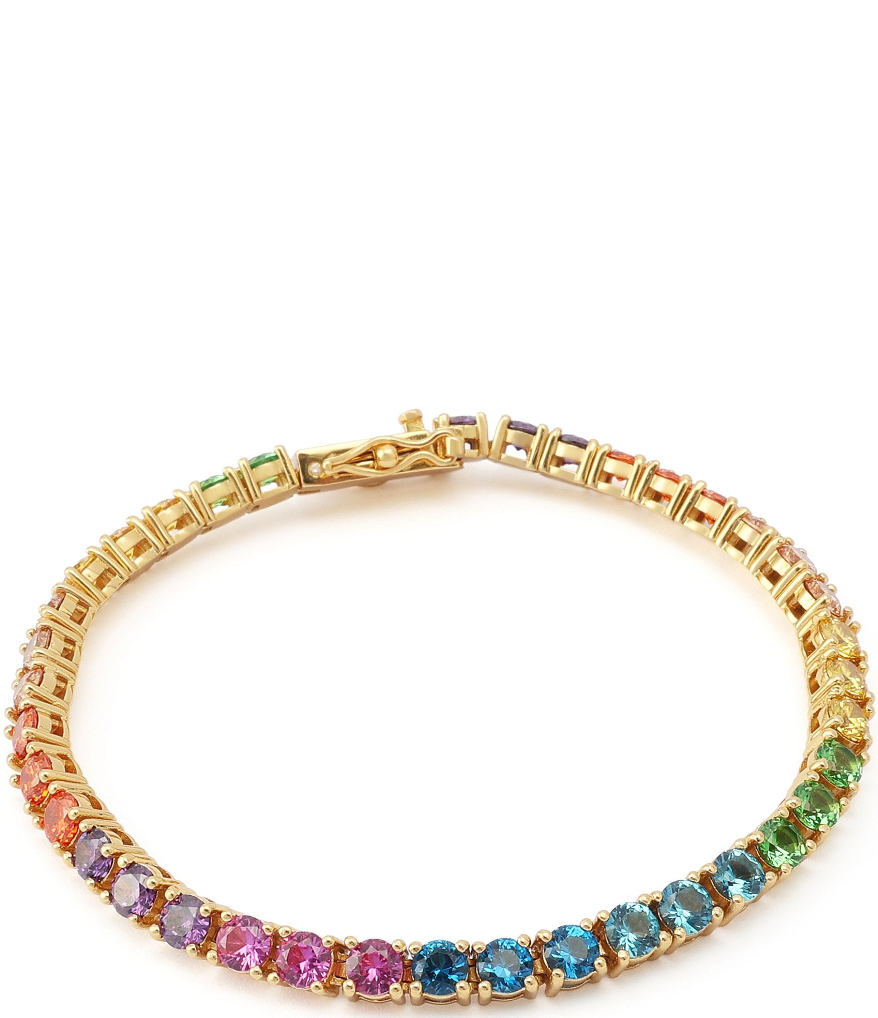 Kurt Geiger London Jewel Rainbow Tennis Line Bracelet