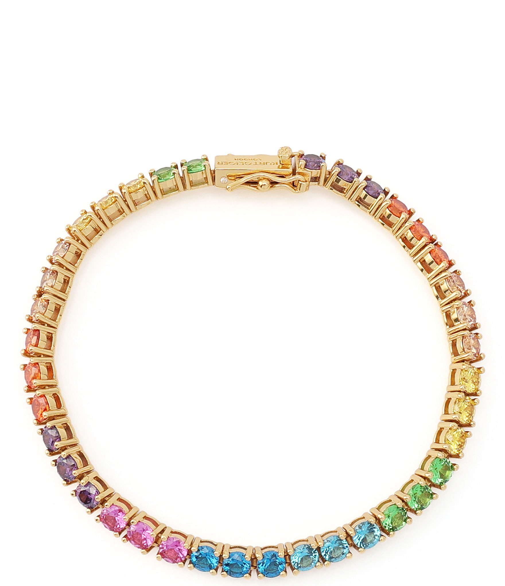 Kurt Geiger London Jewel Rainbow Tennis Line Bracelet