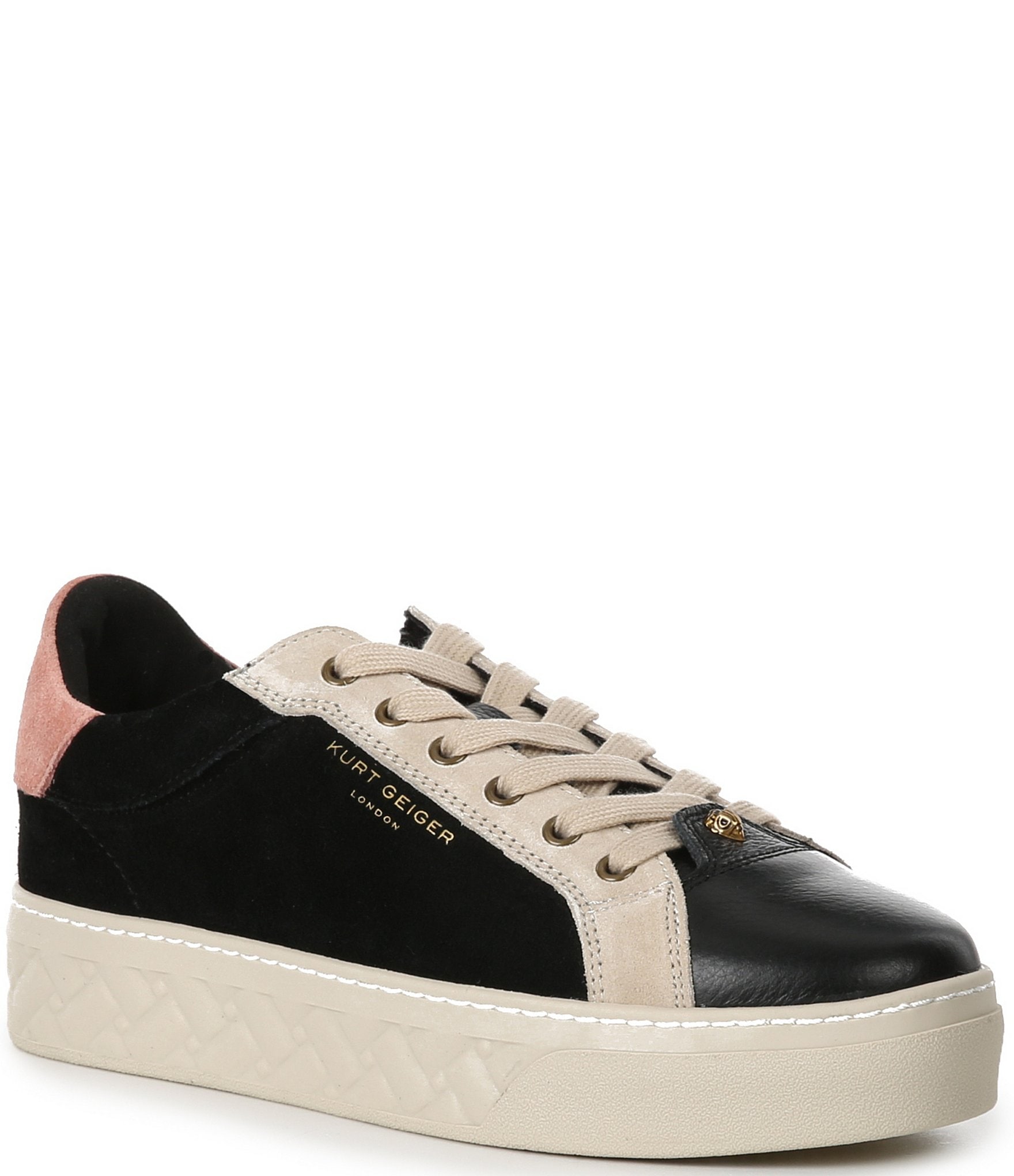 Kurt Geiger London Kensington Cupsole Suede Sneakers | Dillard's