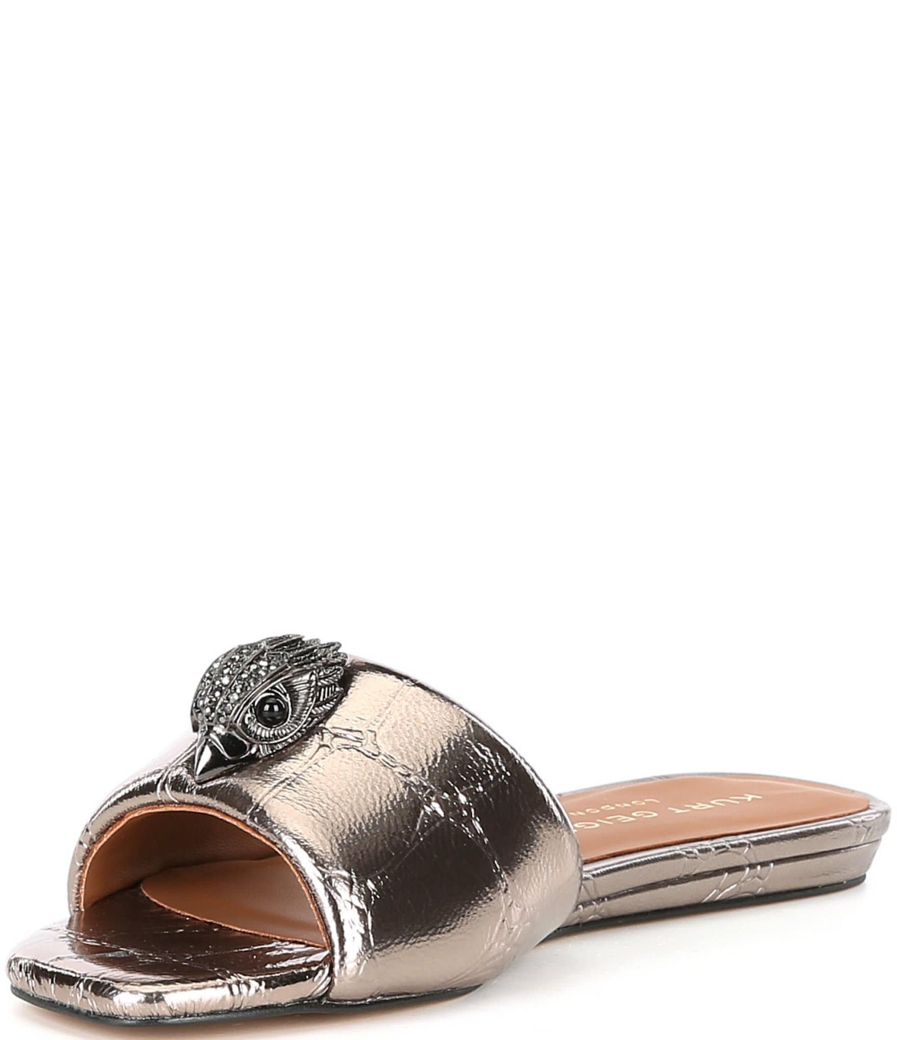 Kurt Geiger London Kensington Flat Leather Sandals