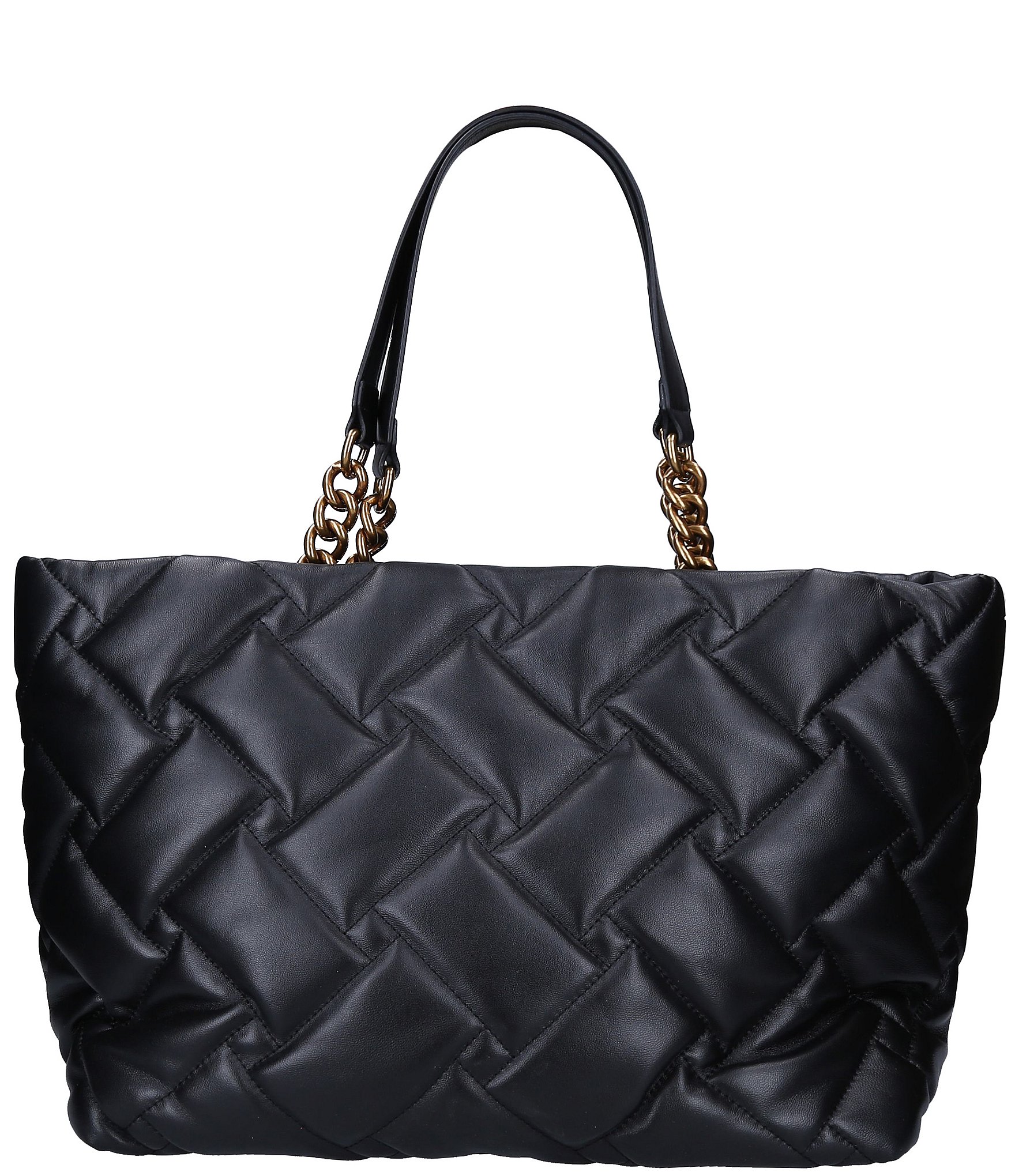 Kurt Geiger London Kensington Quilted Leather Shopper Tote Bag