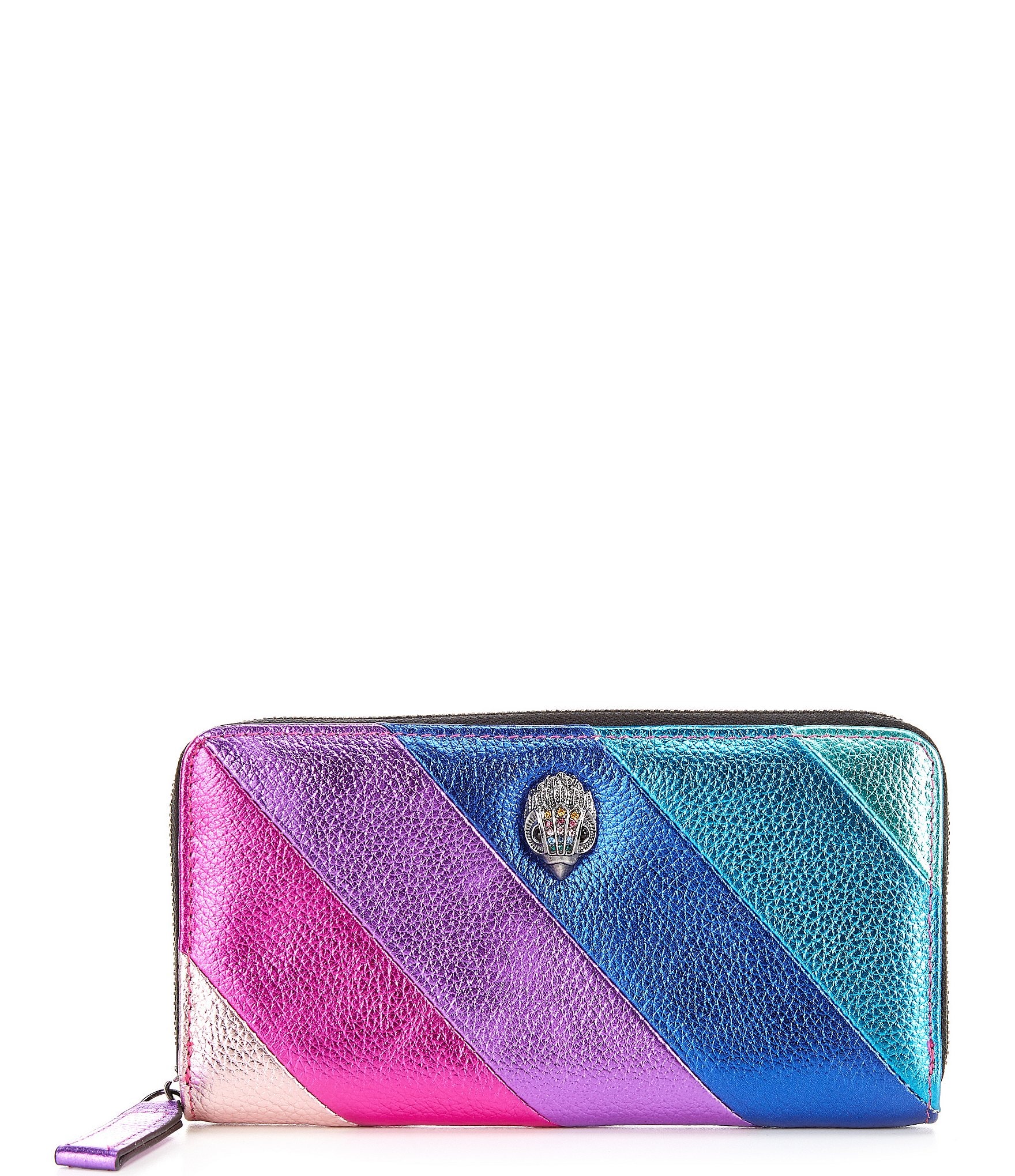 Coin Purse Colorful Rainbow Wallet Buckle Clutch Handbag For Women Girls Gift 