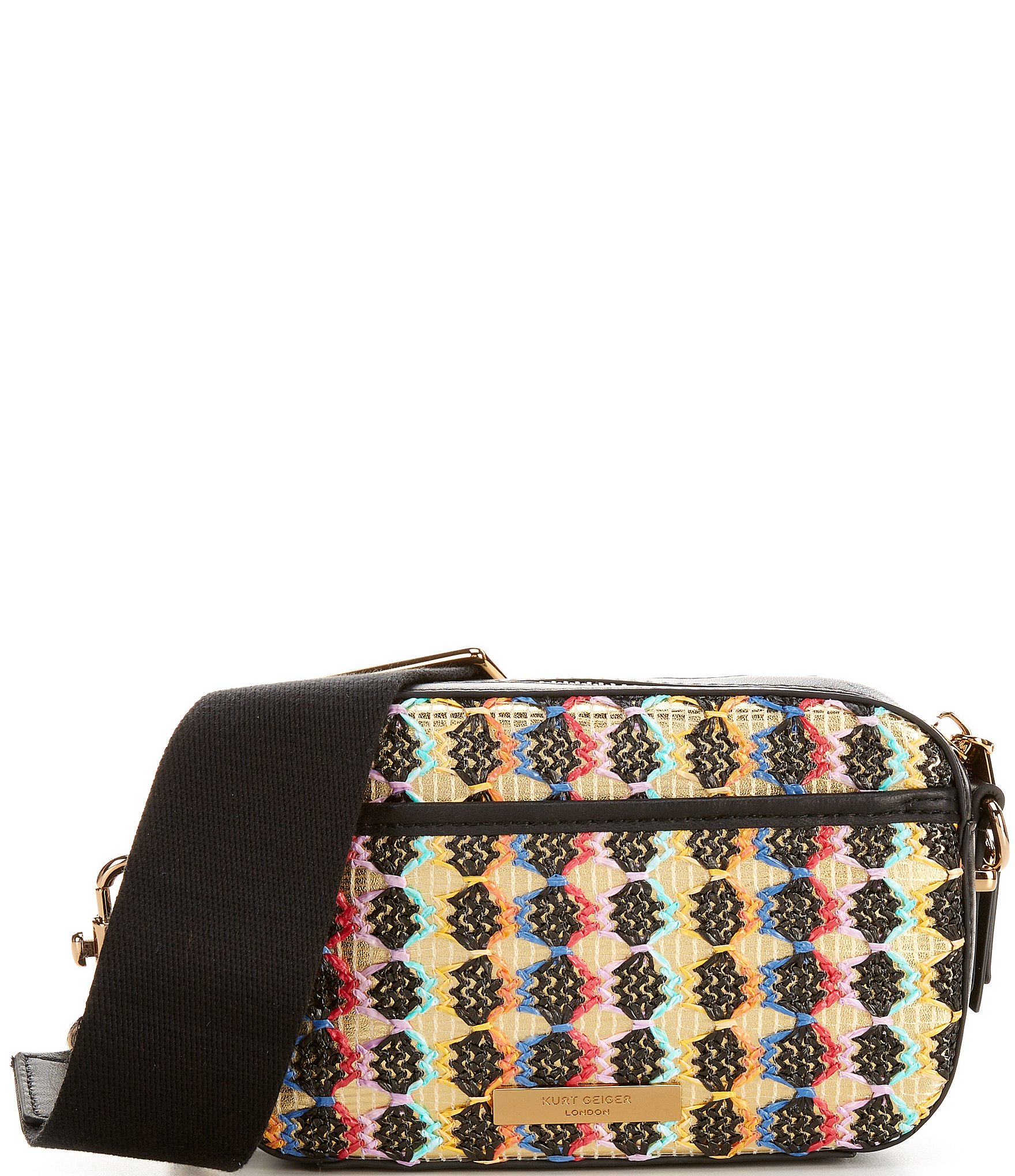 Kurt Geiger London Kensington Small Printed Camera Crossbody Bag