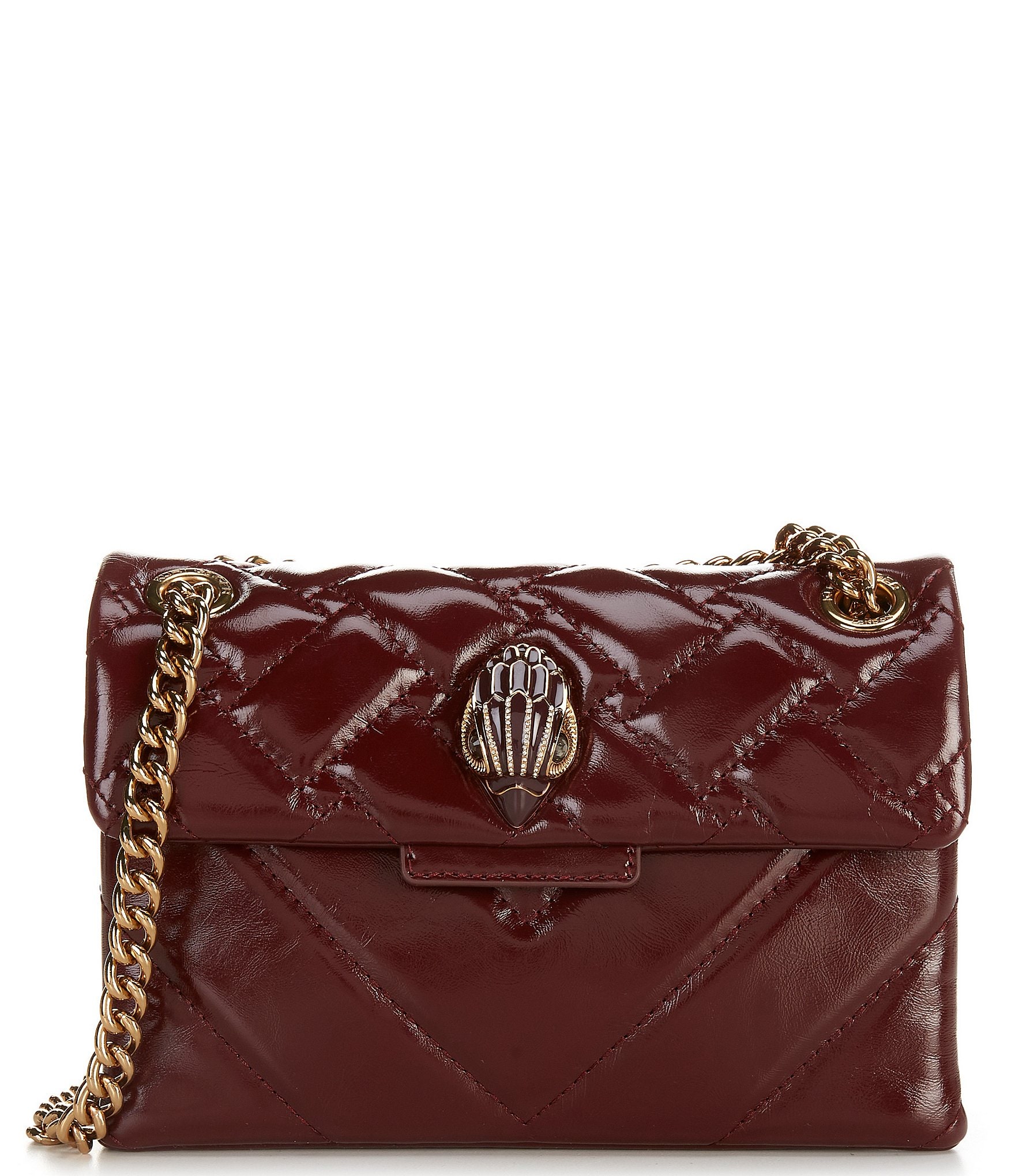 Kurt Geiger London Kensington Wine Mini Crossbody Bag