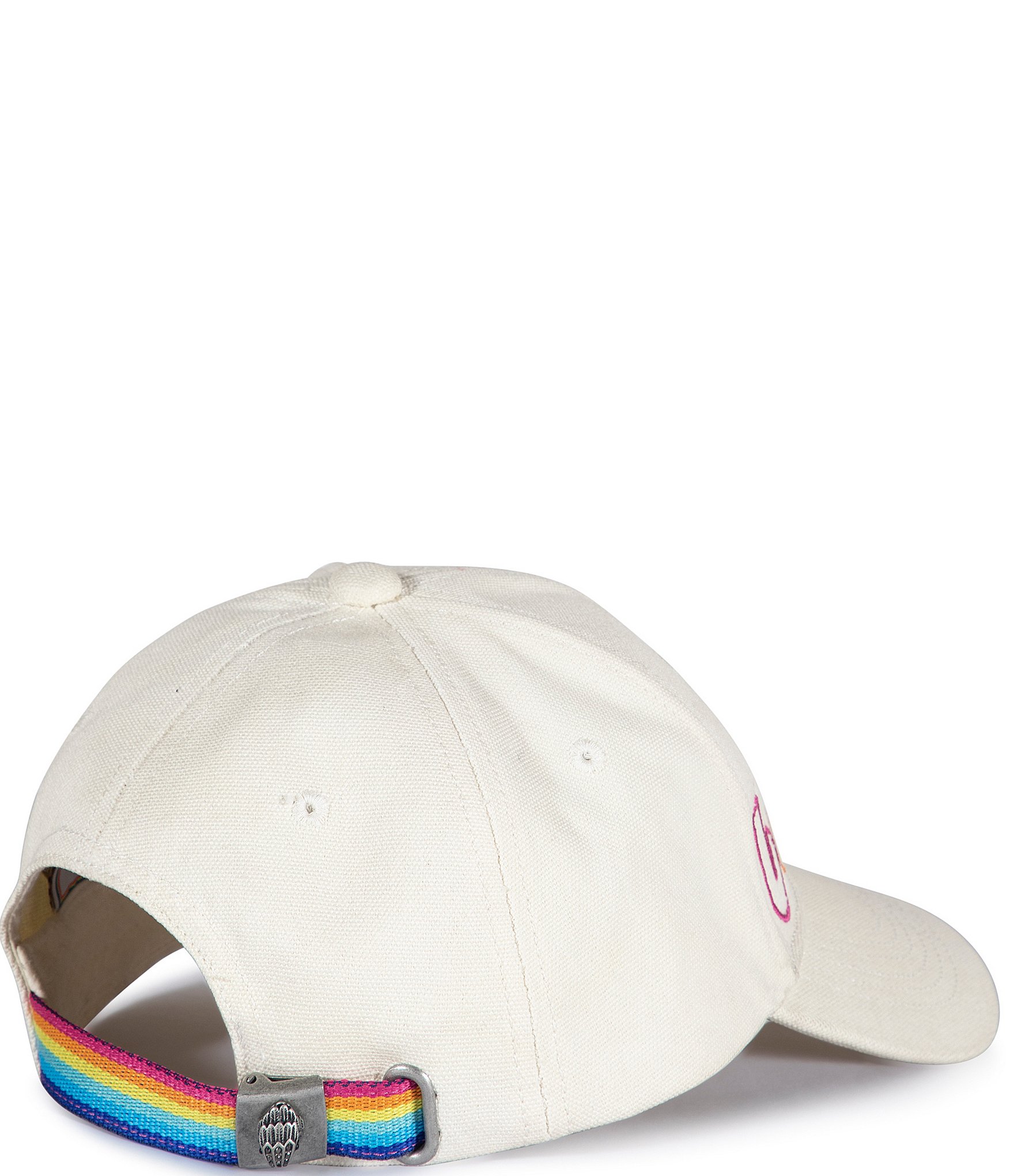 Kurt Geiger London Kg Be Kind Rainbow Embroidered Baseball Cap