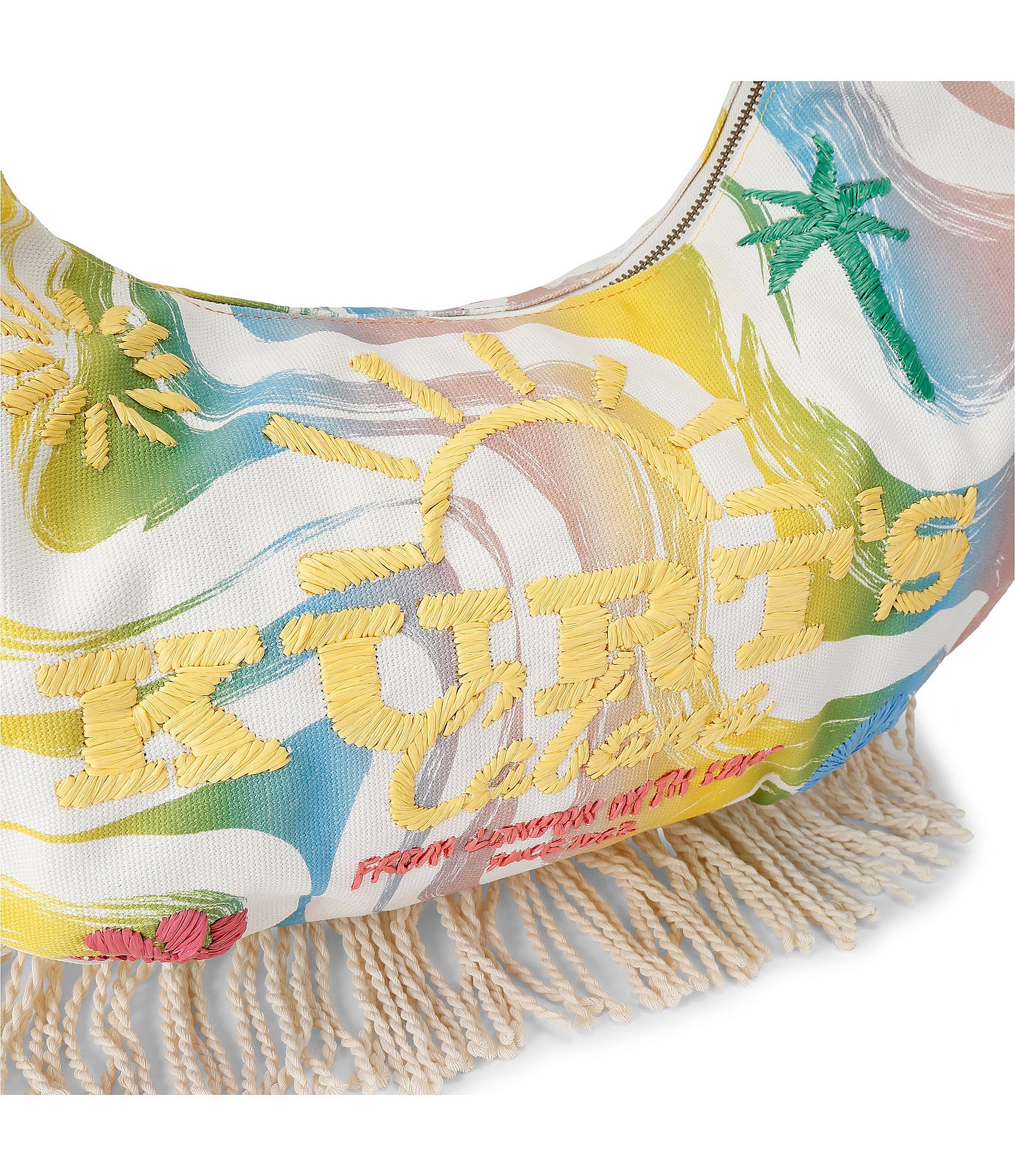 Kurt Geiger London Kurt's Cabana Large Hobo Fringe Bag