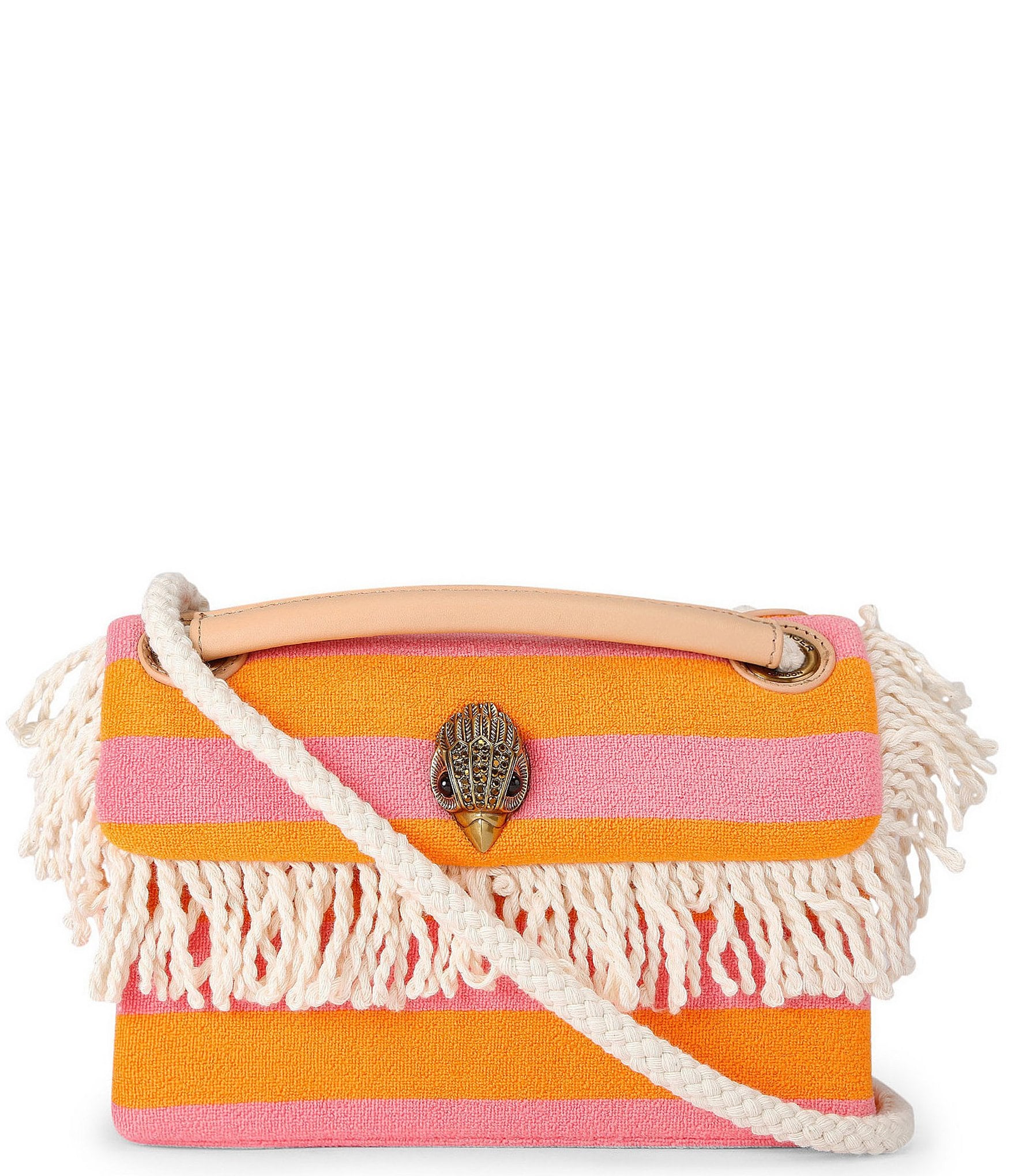 Kurt Geiger London Kurt's Cabana Mini Terry Kensington Fringe Crossbody Bag