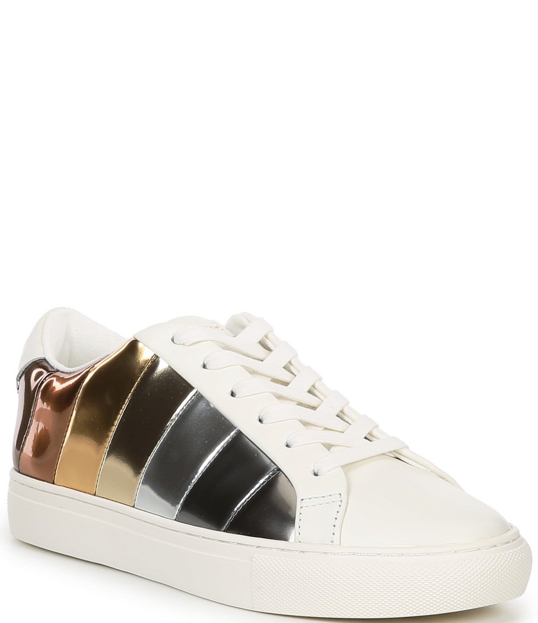 Kurt Geiger London Lane Stripe Mirror Metallic Rainbow Kurt Geiger London Lane Stripe Mirror Metallic Rainbow