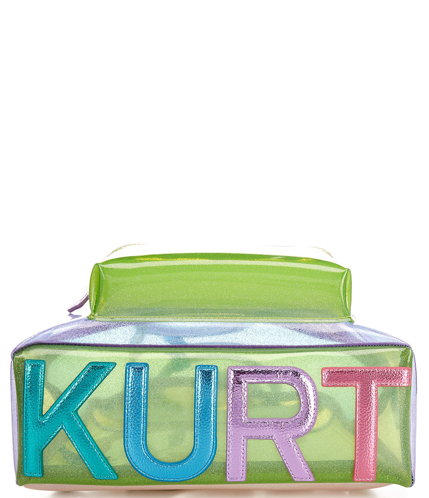 Kurt Geiger London Large Clear Vinyl Southbank Backpack