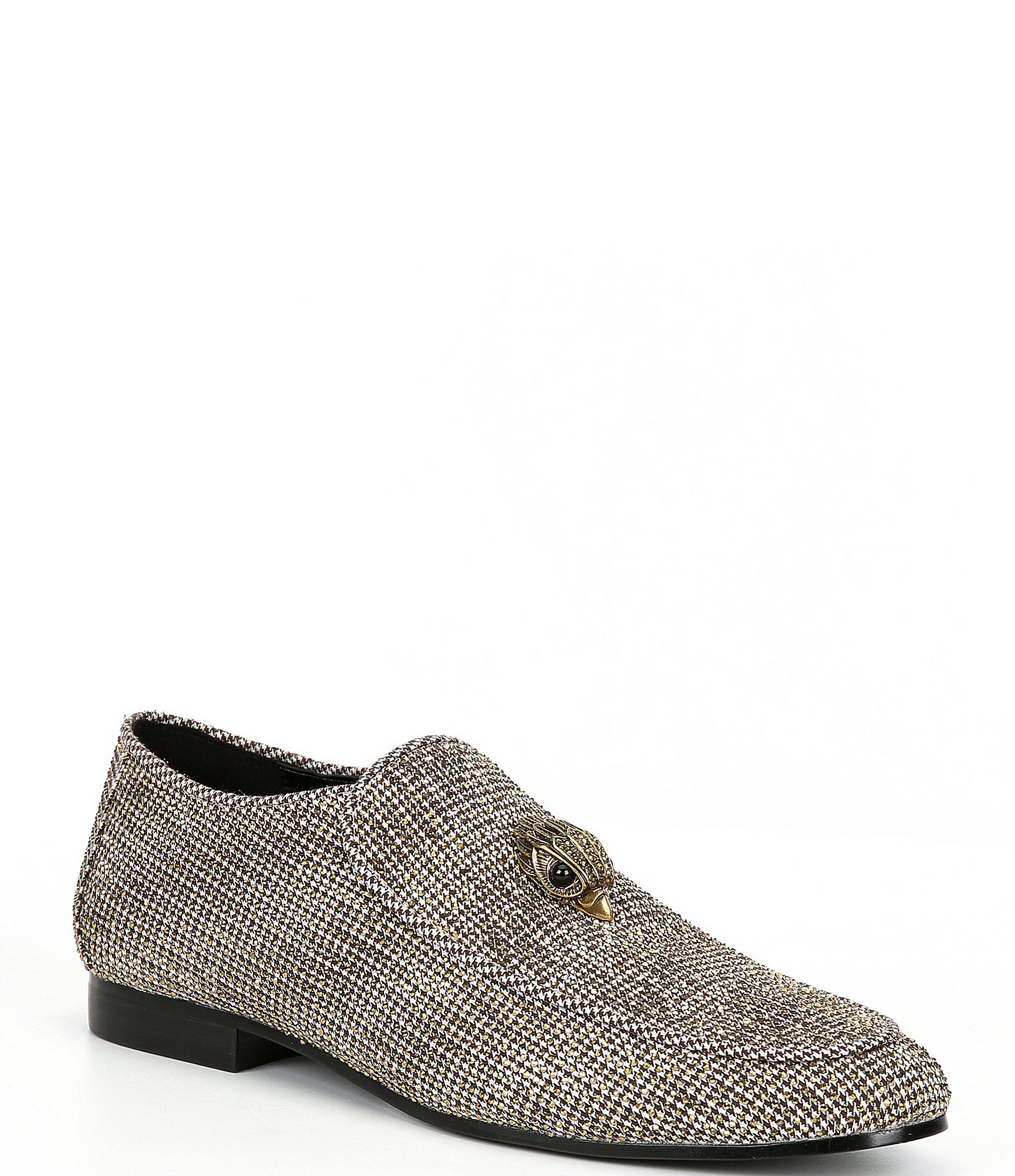 Kurt Geiger London Men's Hugh Eagle Rhinestone Herringbone Slip-On ...