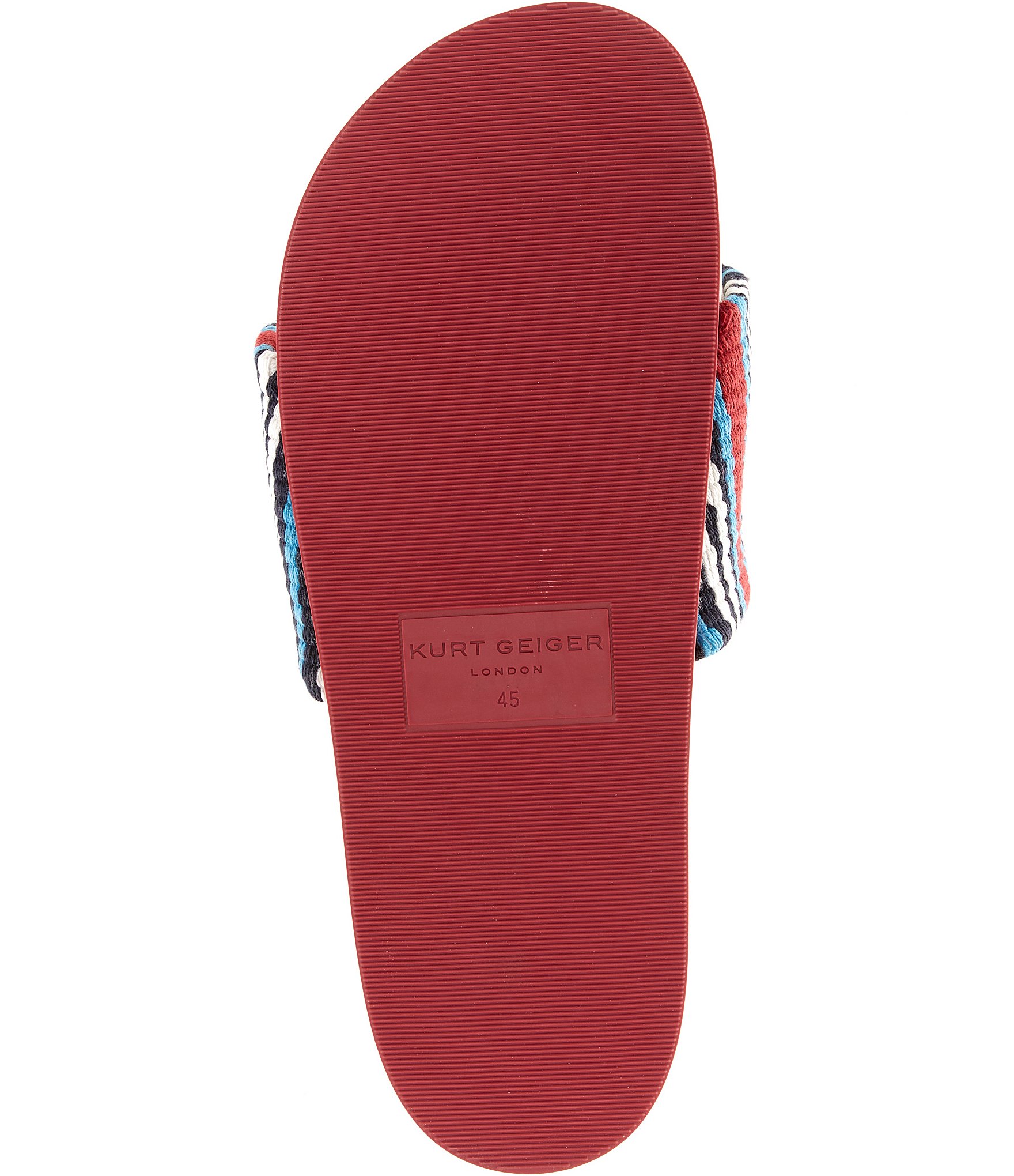 Kurt Geiger London Men's Kurt Script Pool Slide Sandals