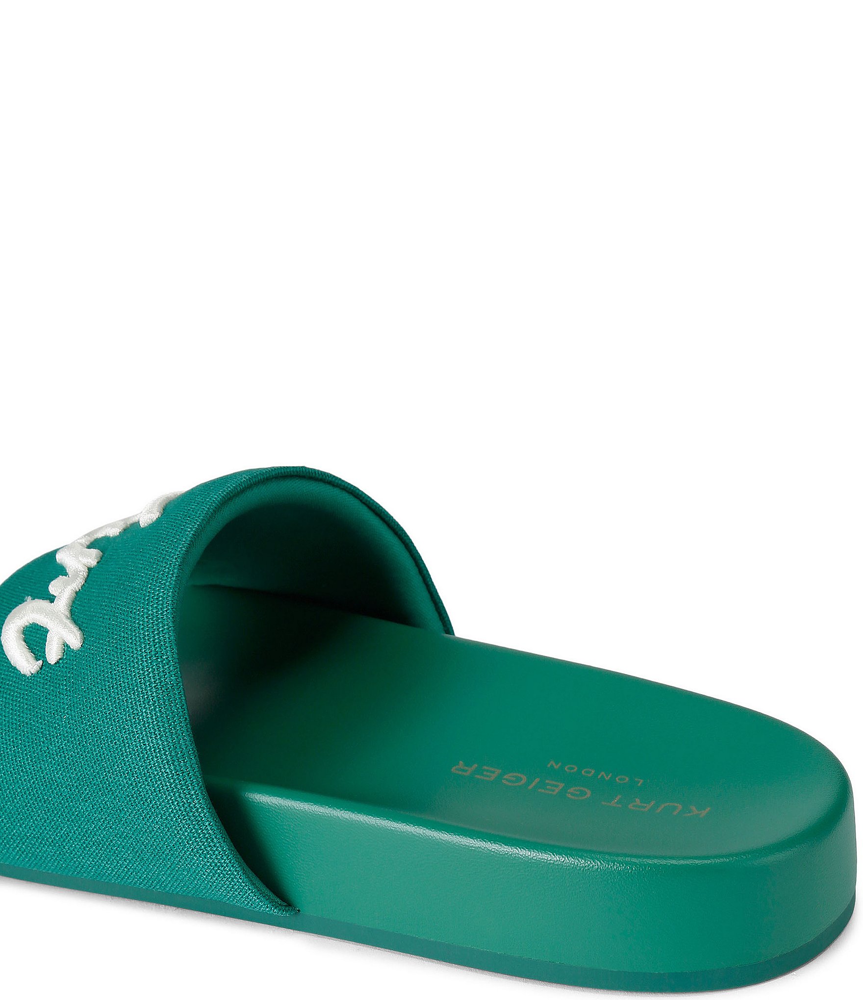Kurt Geiger London Men's Kurt's Cabana Script Pool Slide Sandals